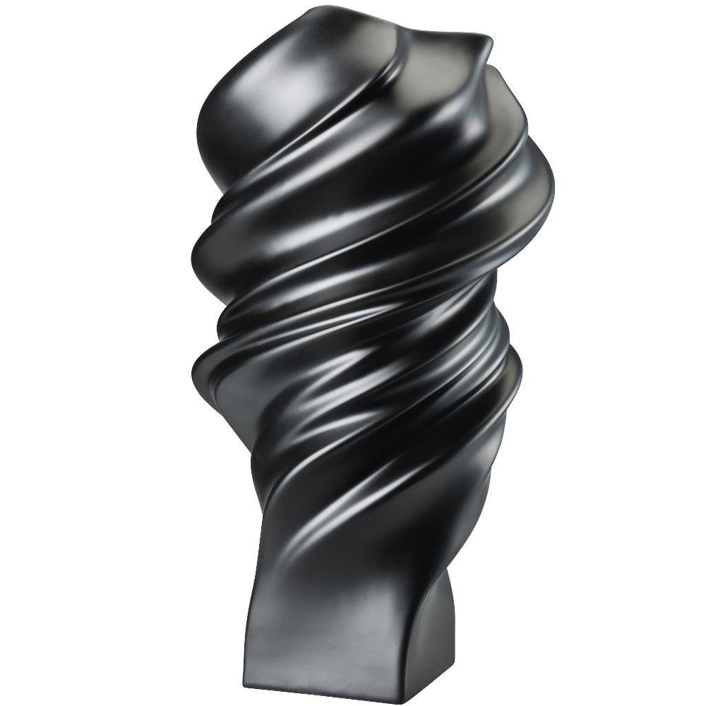 Rosenthal Dekovase Vase Squall Schwarz matt (Mittel)