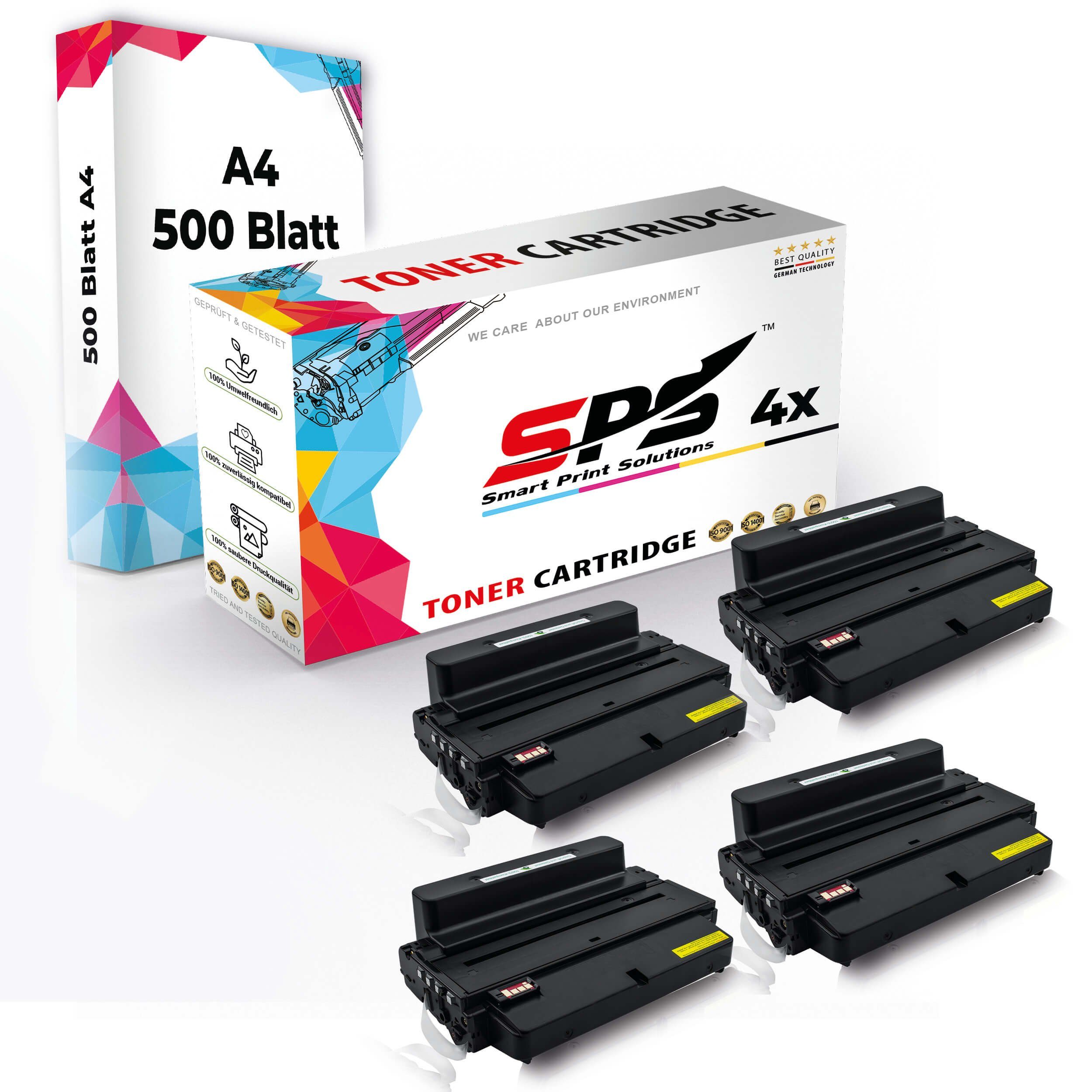 SPS Tonerkartusche Druckerpapier A4 + 4x Multipack Set Kompatibel, (4er Pack, 4x Toner,1x A4 Druckerpapier)