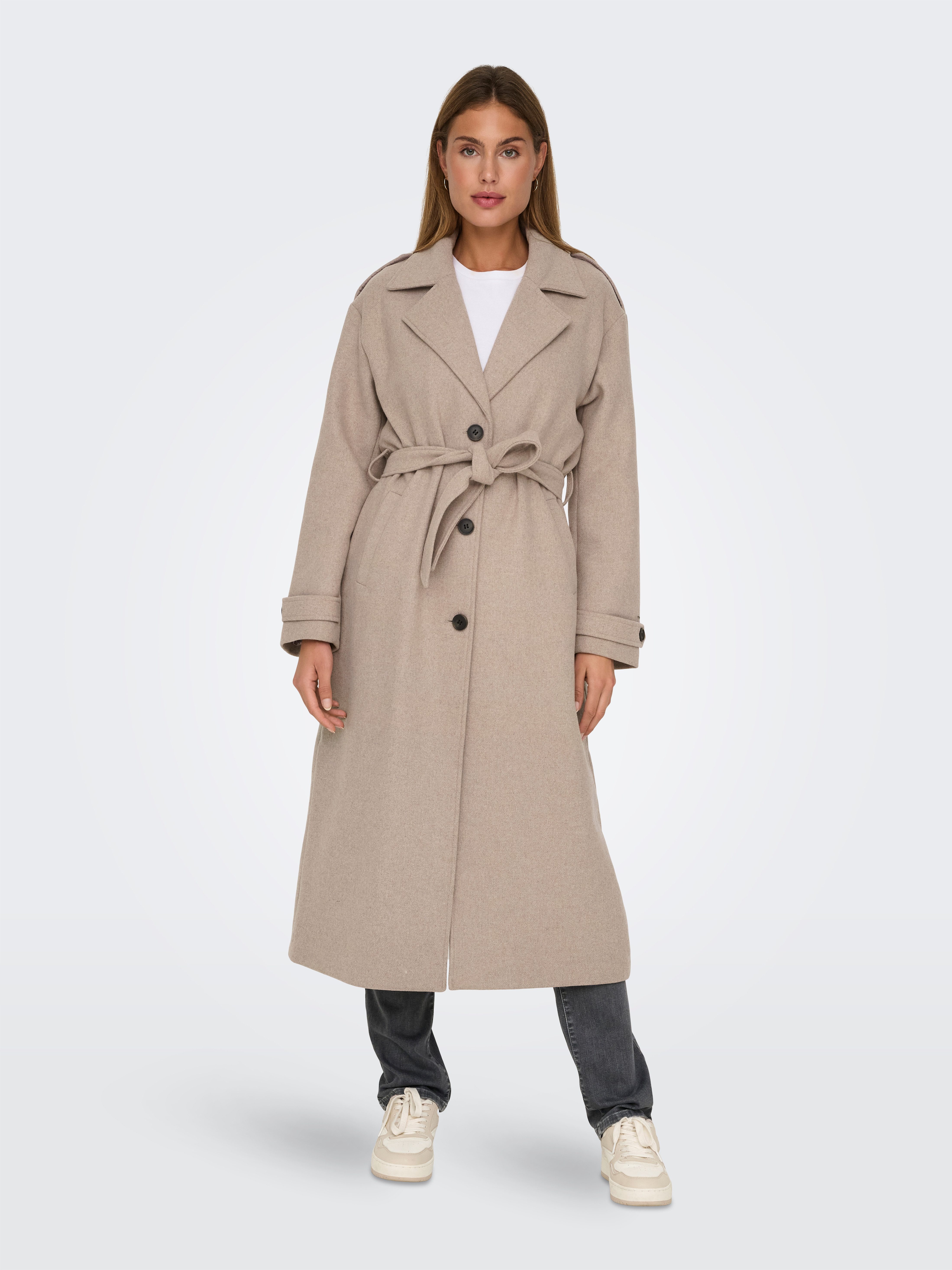 Langmantel ONLNALINA X-LONG WOOL TRENCHCOAT OTW