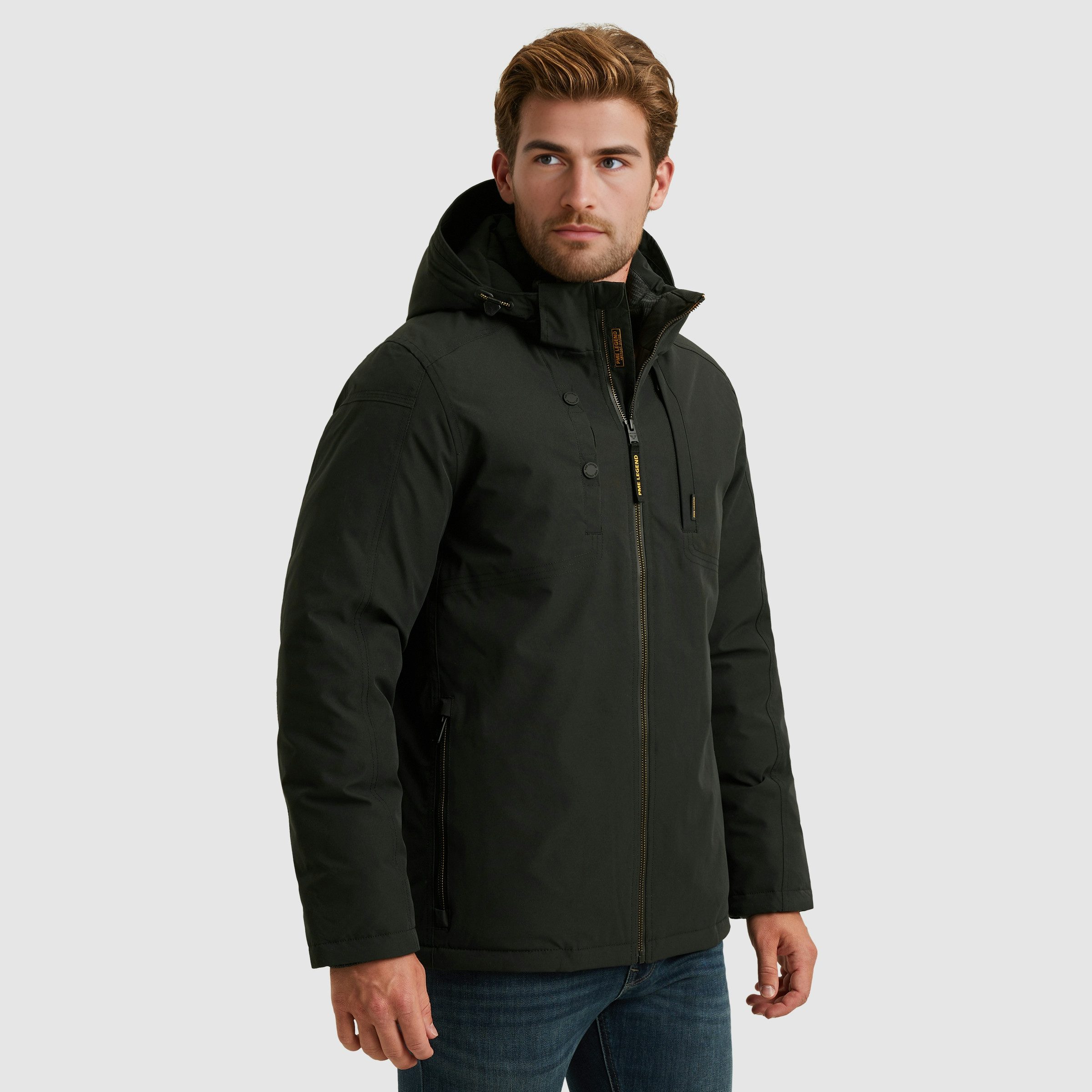 PME LEGEND Winterjacke Taschen mit Reißverschluss
