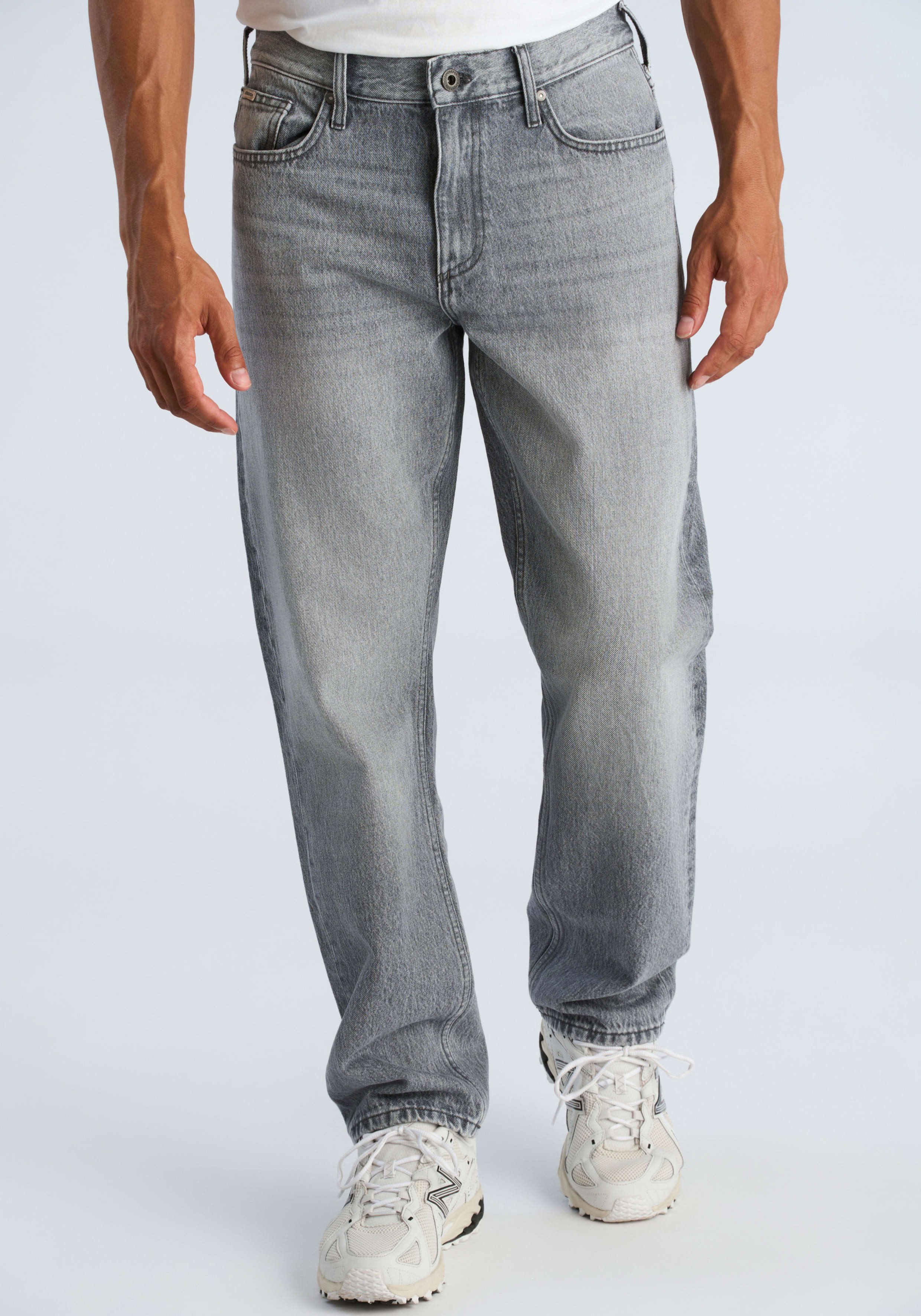 LINDBERGH Loose-fit-Jeans im 5-Pocket-Style / Reine Baumwolle