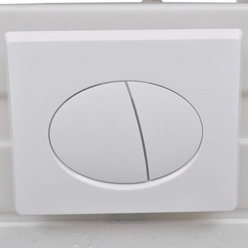 vidaXL Tiefspül-WC Unterputz Spülkasten 11 L 41x14x110-125 cm Toilette WC Badezimmer Wass
