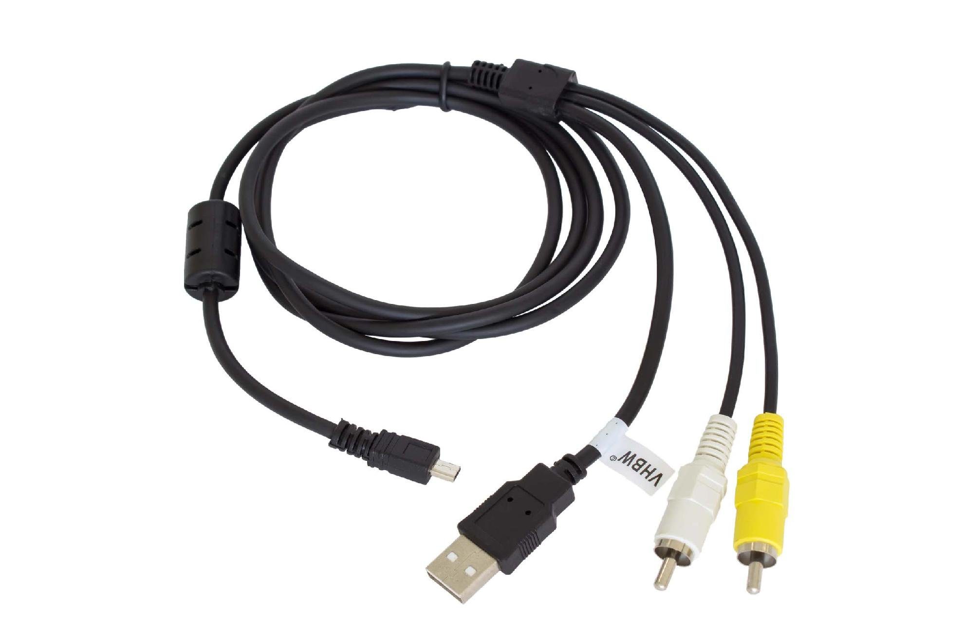 AV TV Video Kabel für Sony Cybershot DSC-H200Länge 1,8mA/V Cinch 