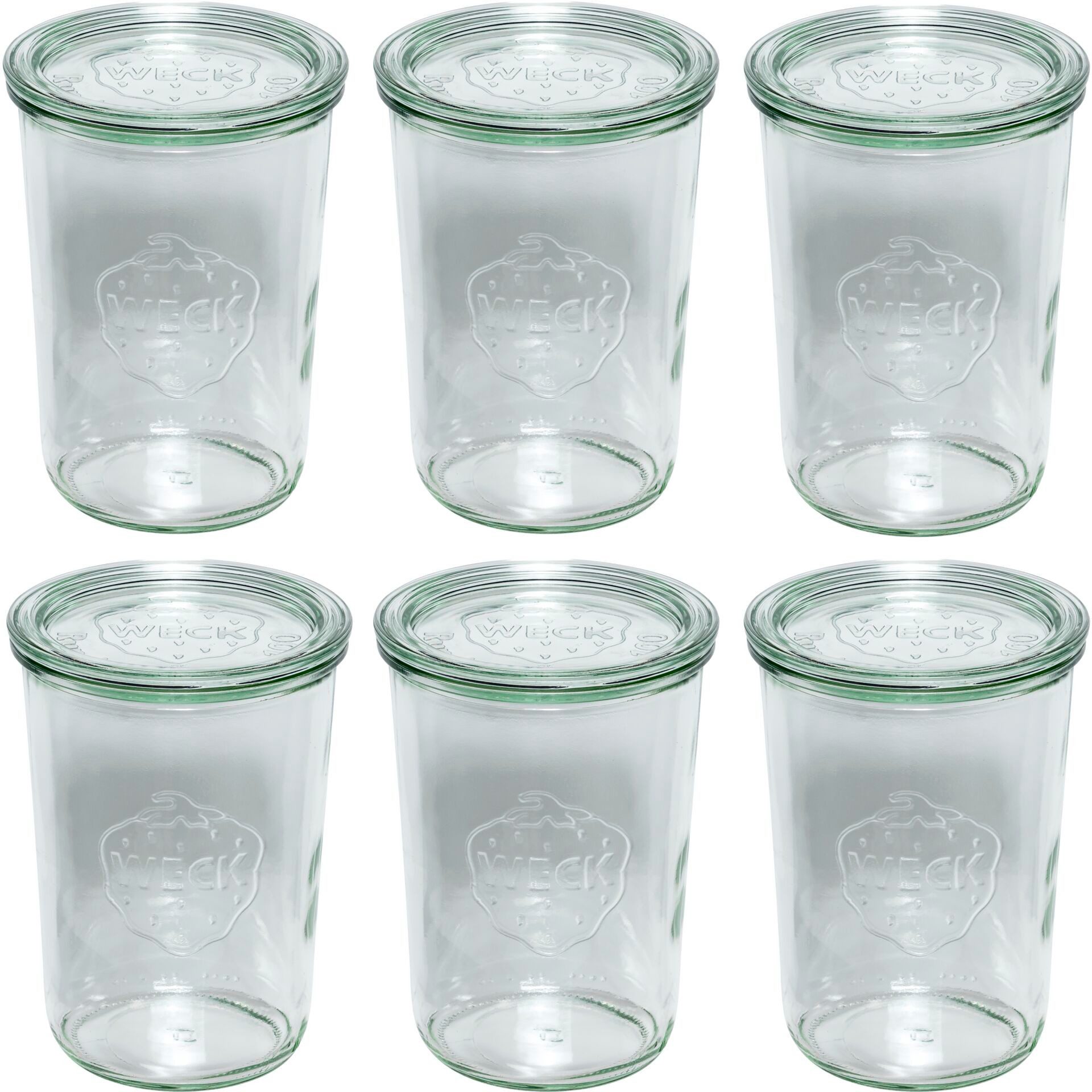 WECK Karaffe Sturzglas 850ml 6er Pack