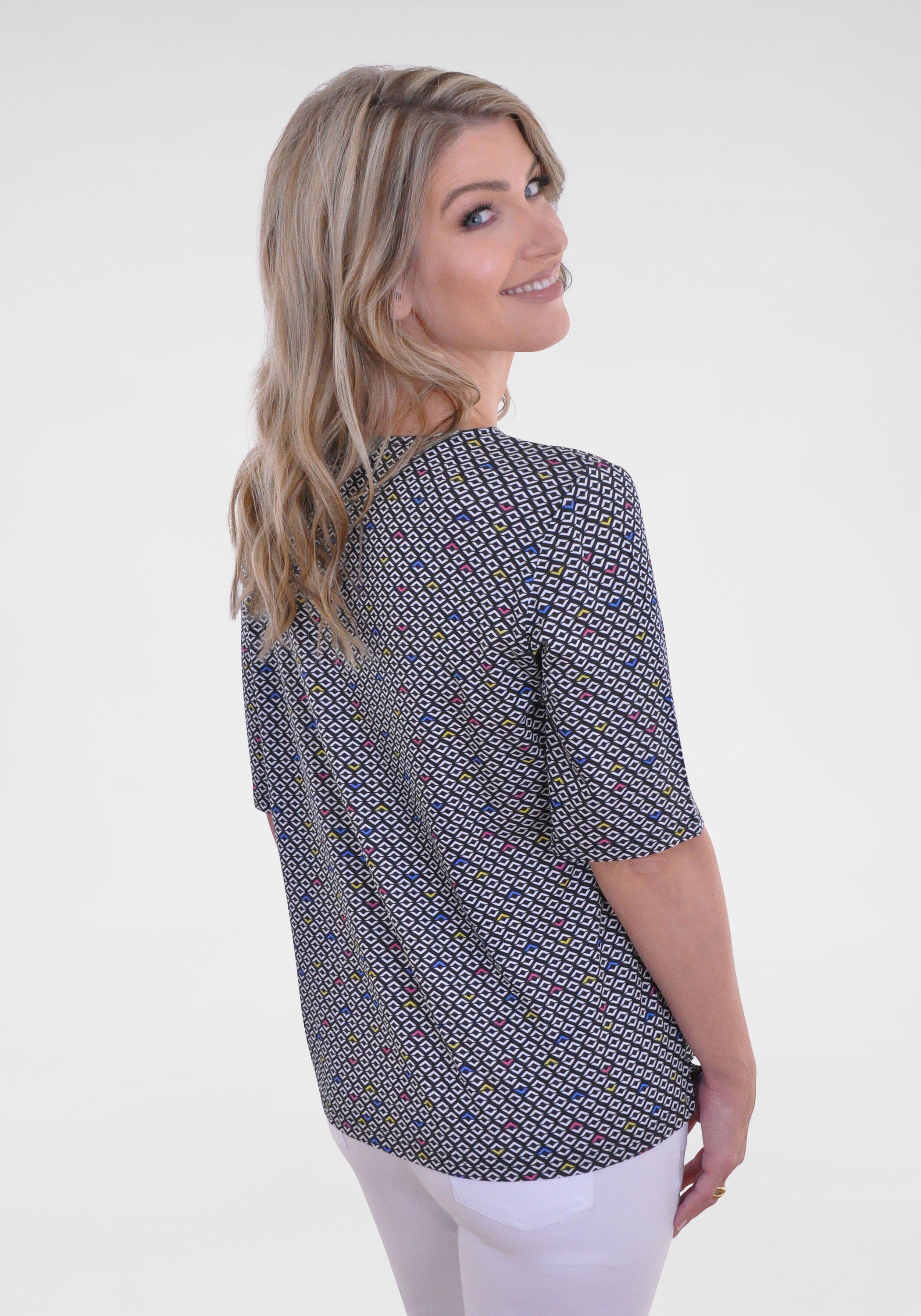 NAVIGAZIONE Print-Shirt (1-tlg) mit Viskose aus Bambusfasern