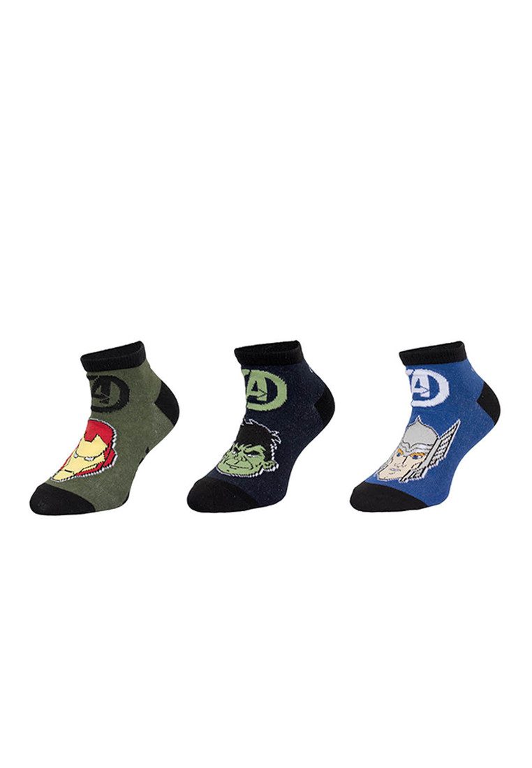 The AVENGERS Socken Marvel Jungen Sneaker Socken 6er Pack mit Superhelden-Motiv (6-Paar)