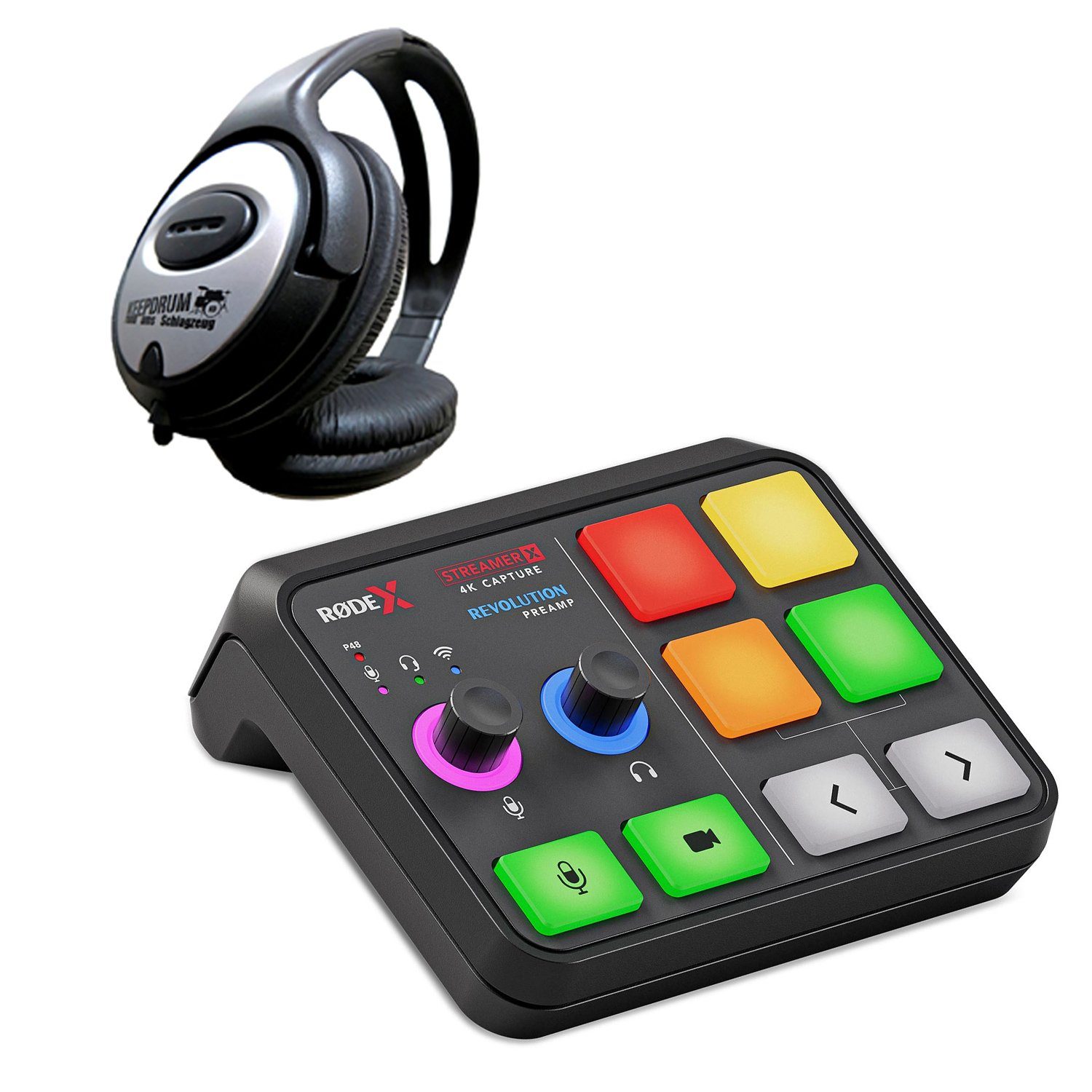 Rode X Streamer X Interface mit Kopfhörer Digitales Aufnahmegerät