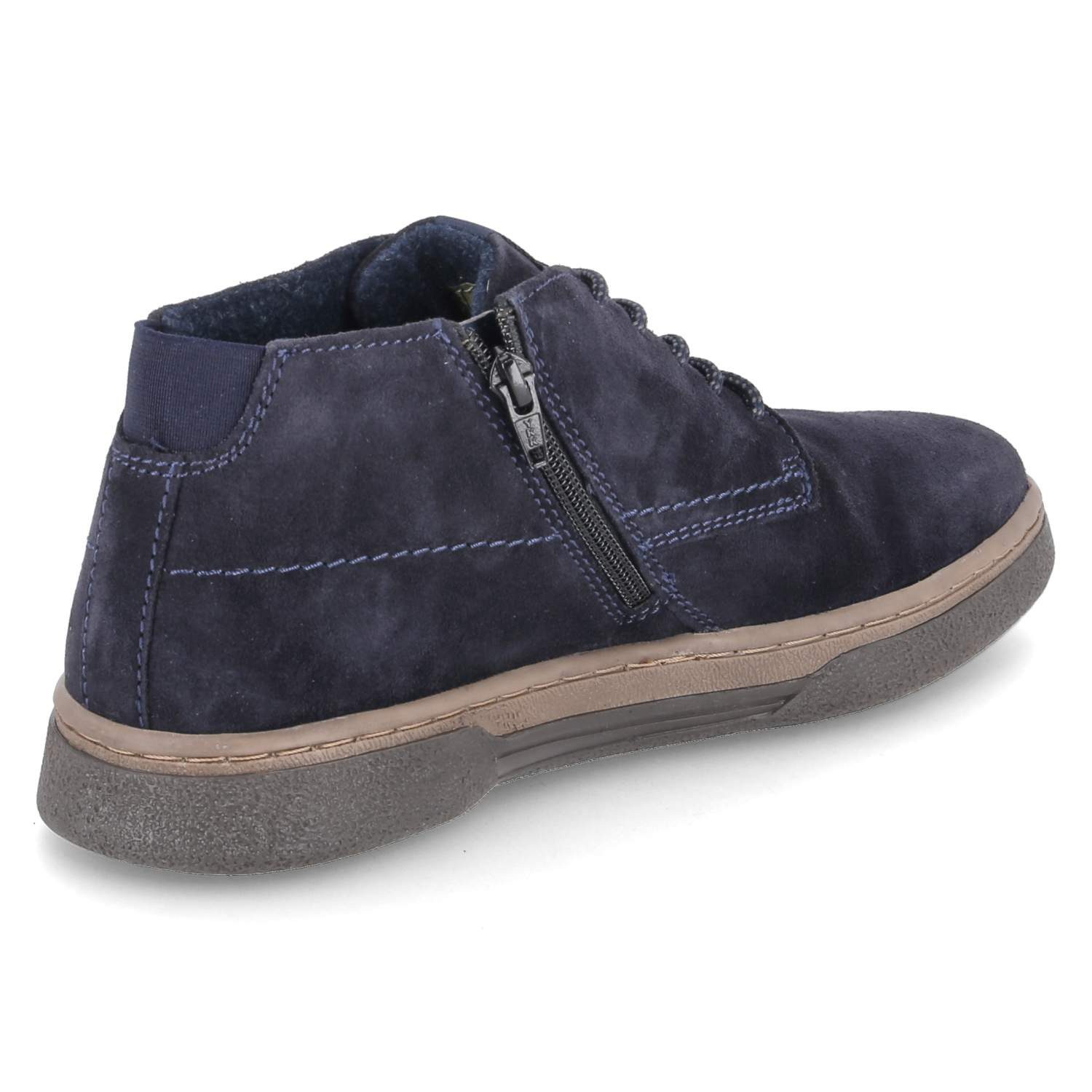 bugatti Bugatti 321A5Z341400-4100 Herren Rauleder blau Schnürstiefel