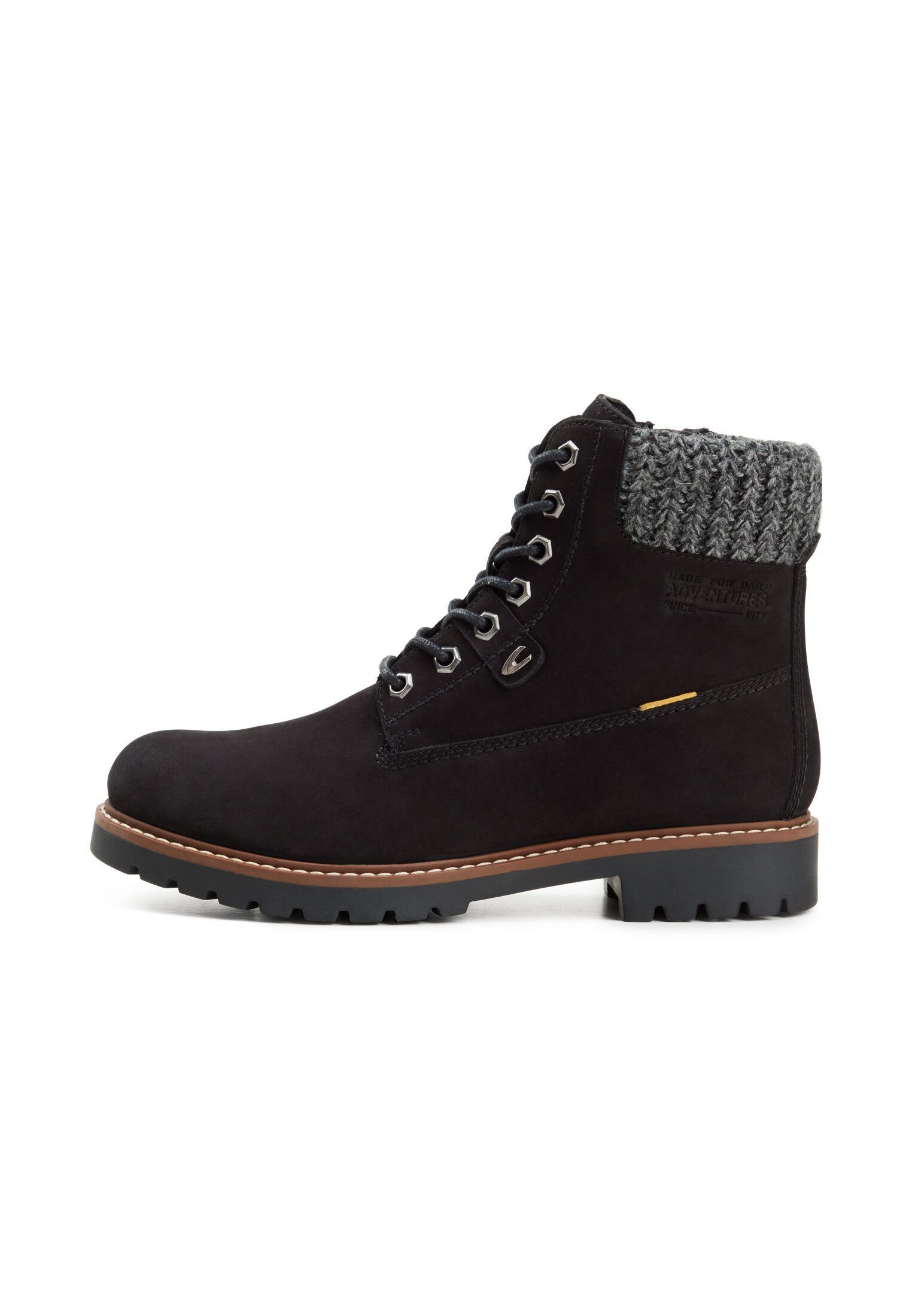camel active Boots nubuk/textile SCHWARZ Winterboots günstig online kaufen