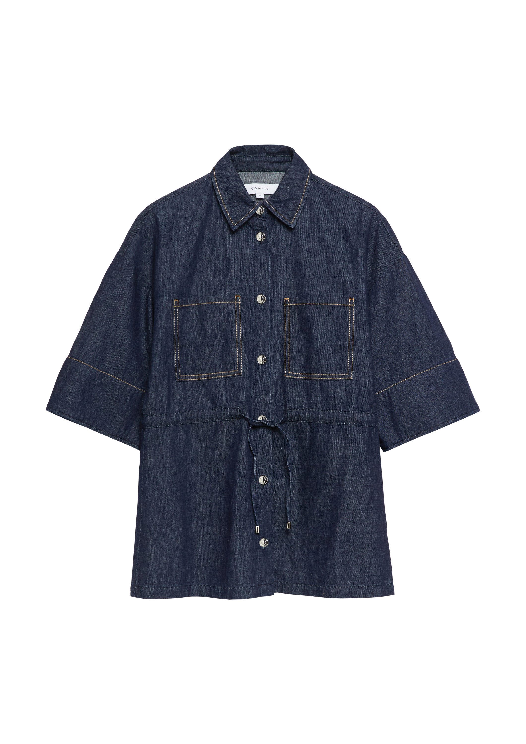 comma Kurzarmbluse Bluse Bluse