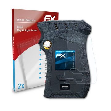 atFoliX Schutzfolie Displayschutz für Smok Mag Kit Right Handed, (2 Folien), Ultraklar und hartbeschichtet