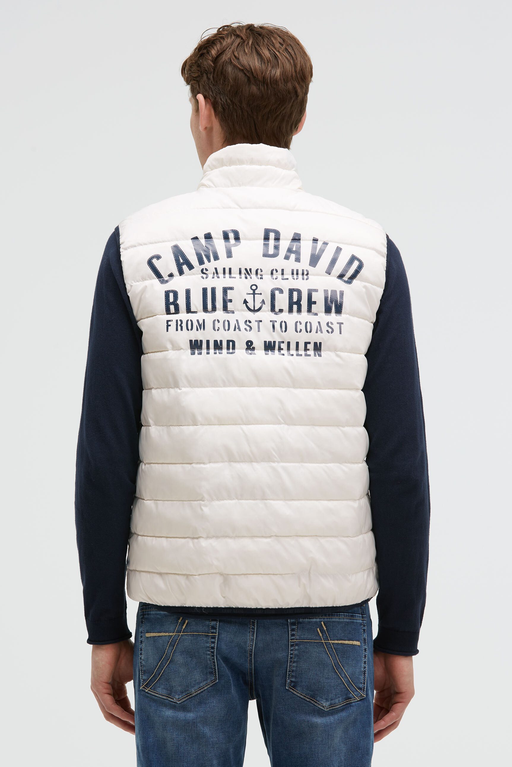 CAMP DAVID Steppweste mit elastischem Saumabschluss günstig online kaufen