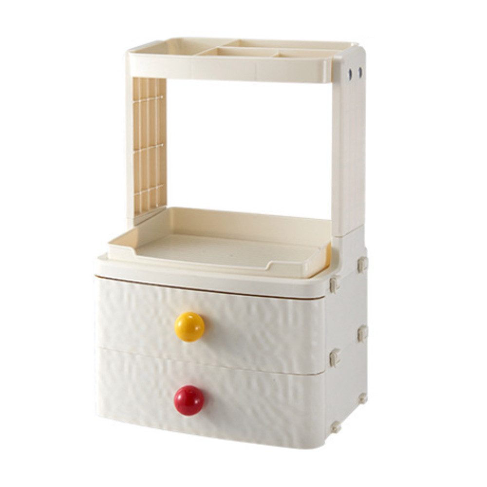 POPOLIC Make-Up Organizer Mehrschichtige Kosmetik-Aufbewahrungsbox günstig online kaufen