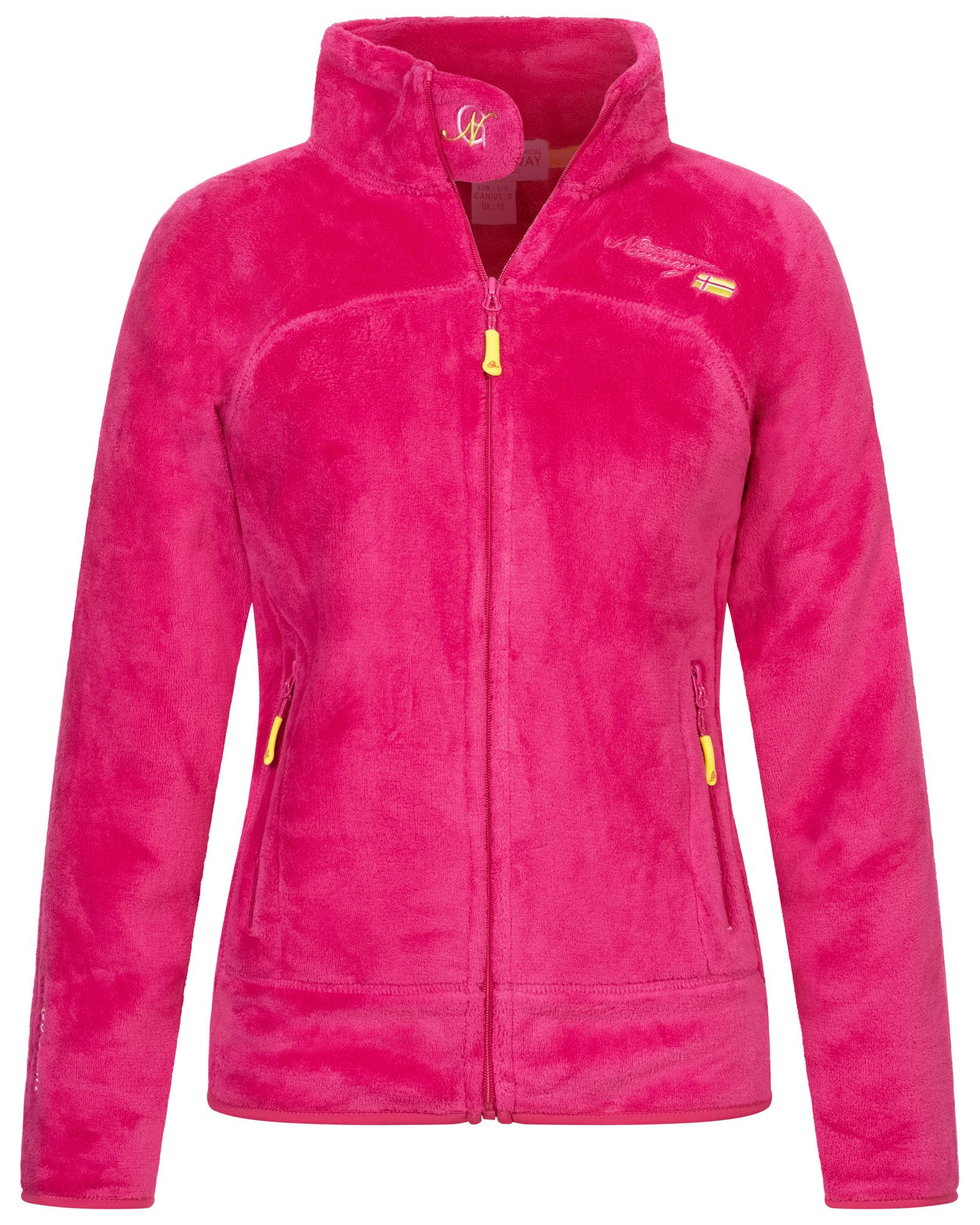 Geographical Norway Fleecejacke Damen Teddy Fleece Jacke Herbst Winter Jack günstig online kaufen