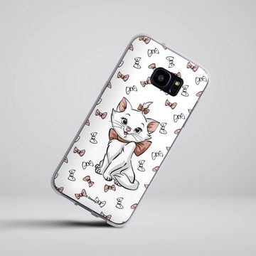 DeinDesign Handyhülle Aristocats Marie Disney Katze Marie Shy, Samsung Galaxy S7 Edge Silikon Hülle Bumper Case Handy Schutzhülle