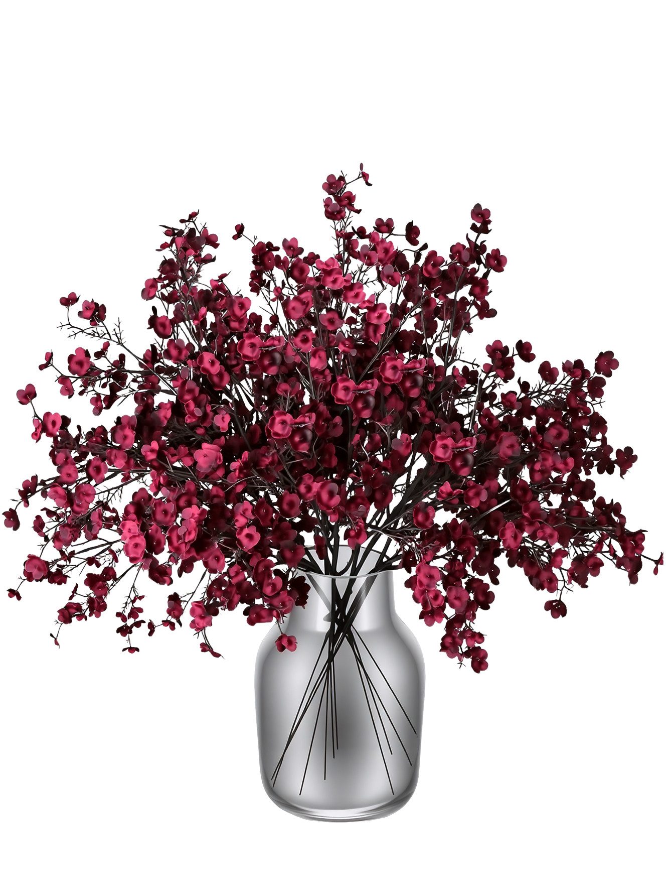 Kunstblumenstrauß Künstlicher Blumenstrauß Deko Set Kunstblumen realistisch pflegeleicht, Fanci Home, realistische Blumen Wohnzimmer Tischdeko elegant