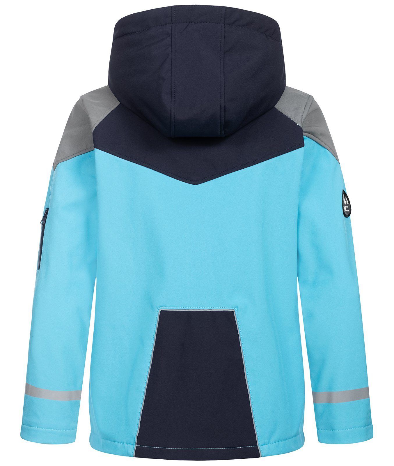 Softshelljacke Jungen KJ-101 Creek Softshelljacke Rock Blau Kinder