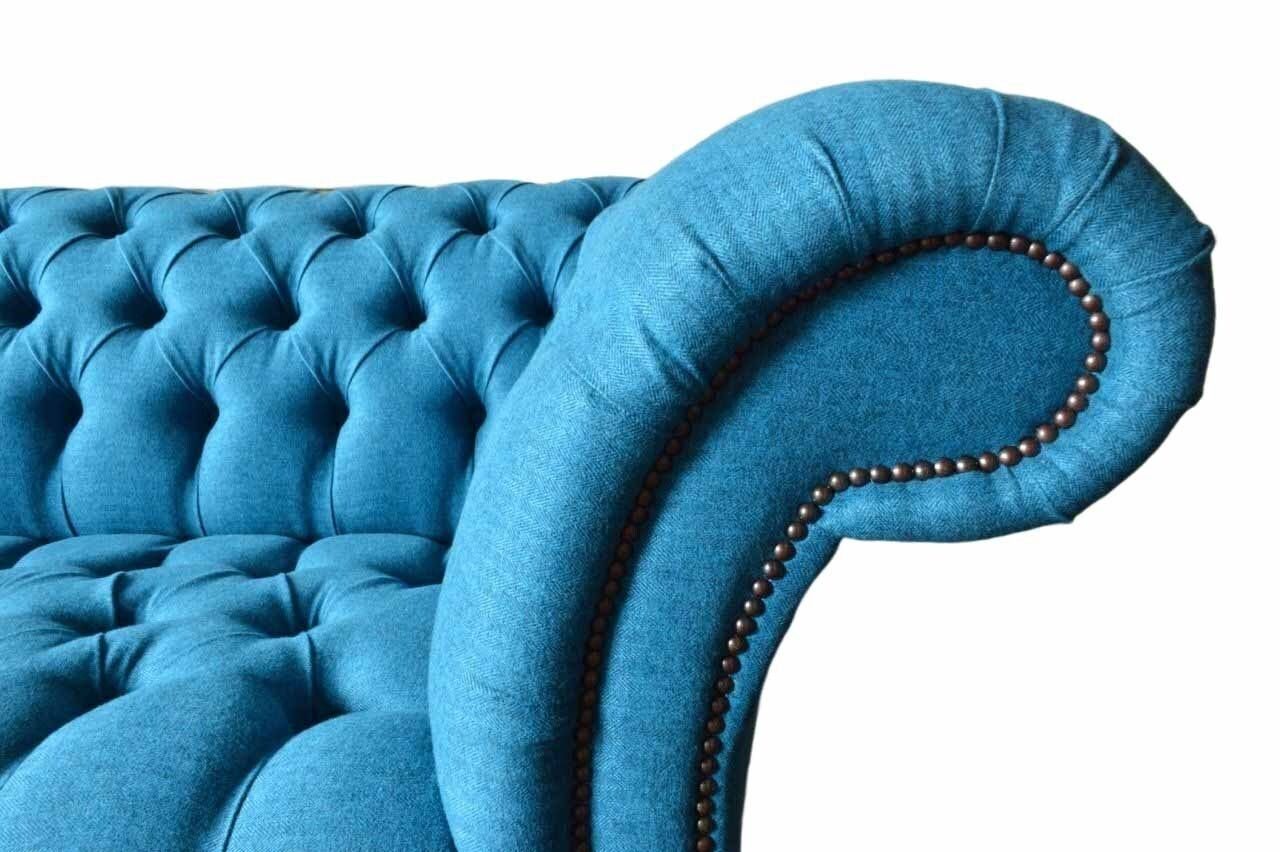Made Luxus, Design 4 Chesterfield Sofa Sofas Sitzer Europe In Polster Sofa Textil JVmoebel Sofa