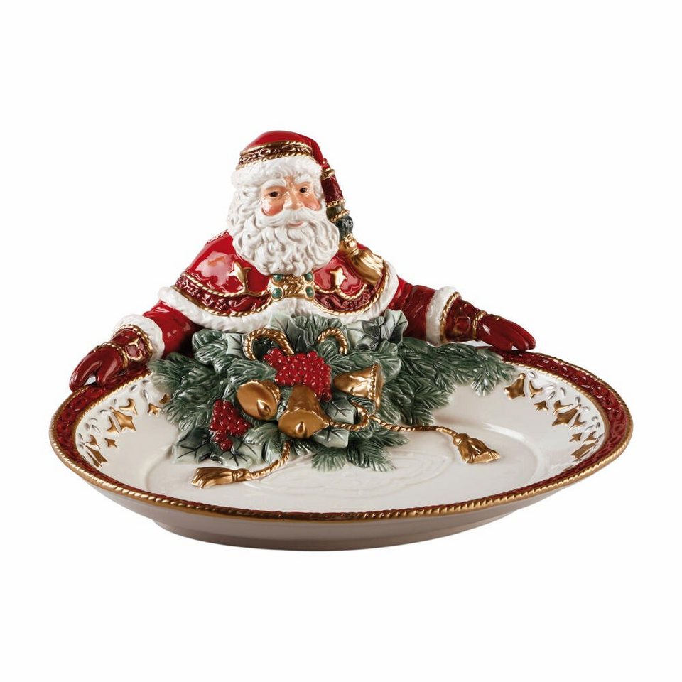 Goebel Schale Santa präsentiert 16.5 cm, Steingut, Einzigartiges  Sammlerstück