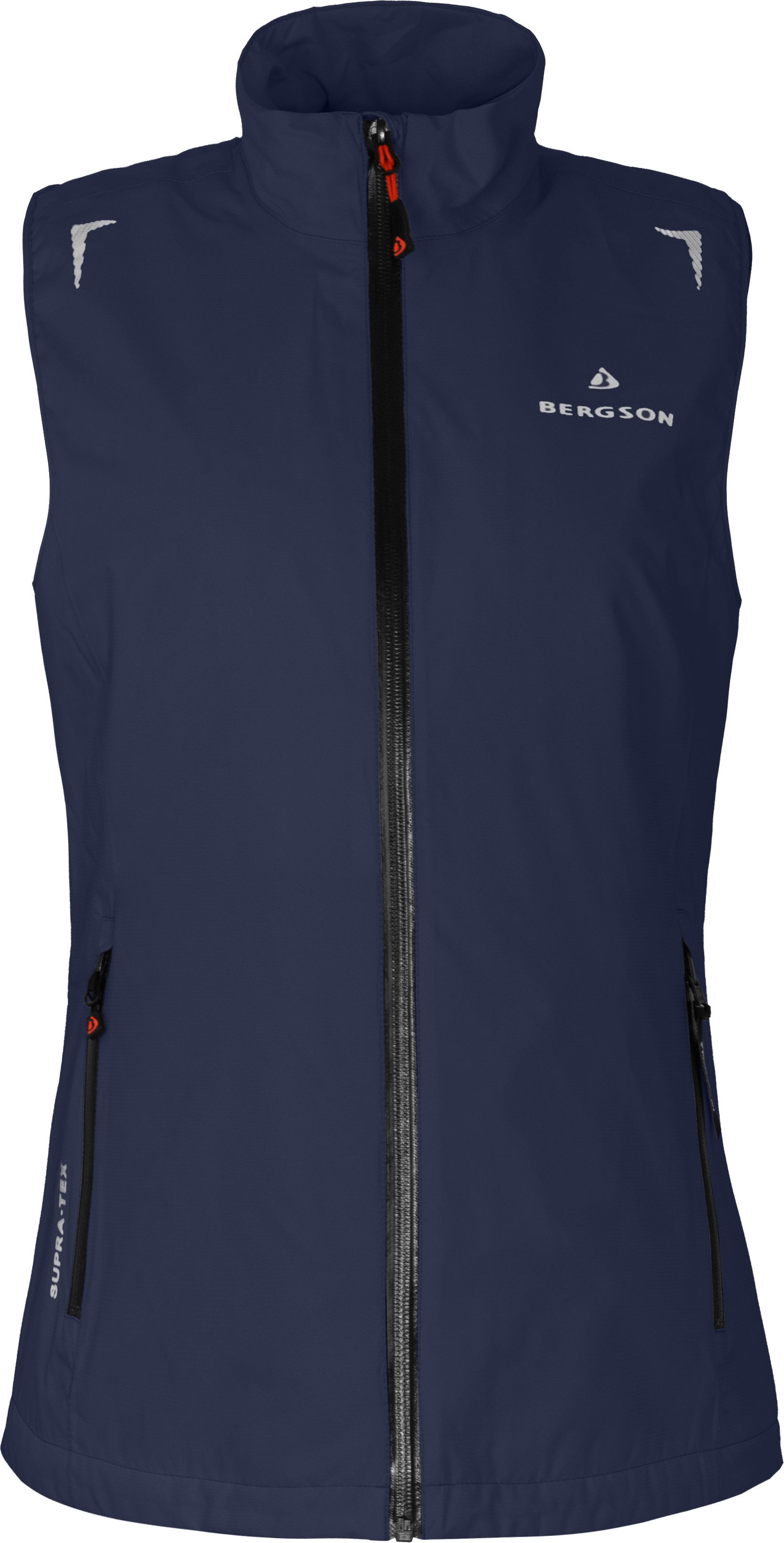 Bergson Regenjacke HELLI THERMO Weste Damen Regenweste, Netzfutter, 12000 m günstig online kaufen
