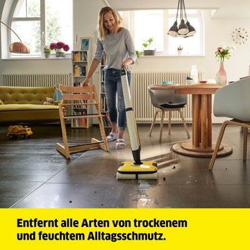 KÄRCHER Hartbodenreiniger FC 7 Cordless, 80 W, beutellos, 3-stufiges LED-Display, 45 Minuten Laufzeit