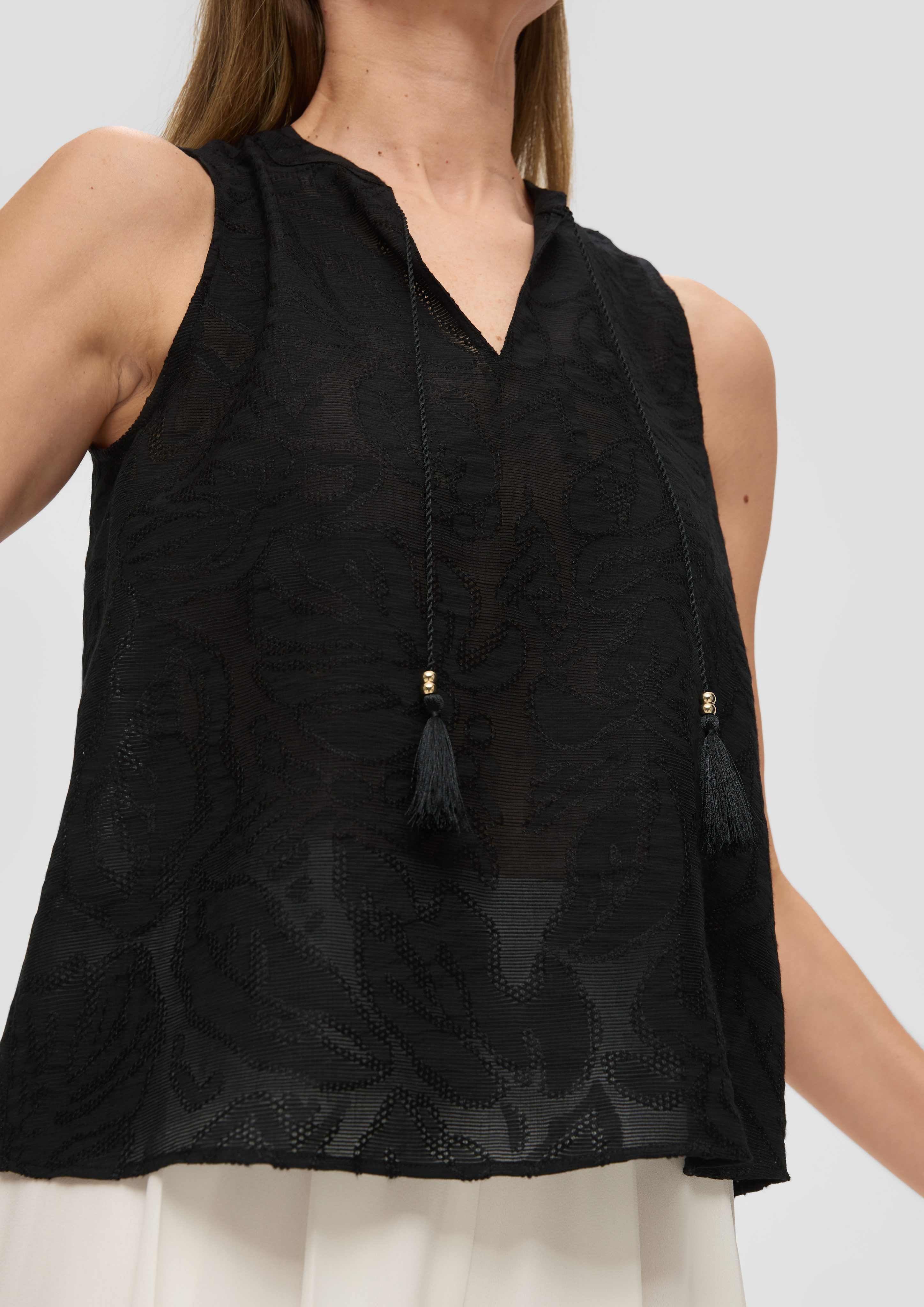 s.Oliver BLACK LABEL Kurzarmbluse Blusenshirt im günstig online kaufen