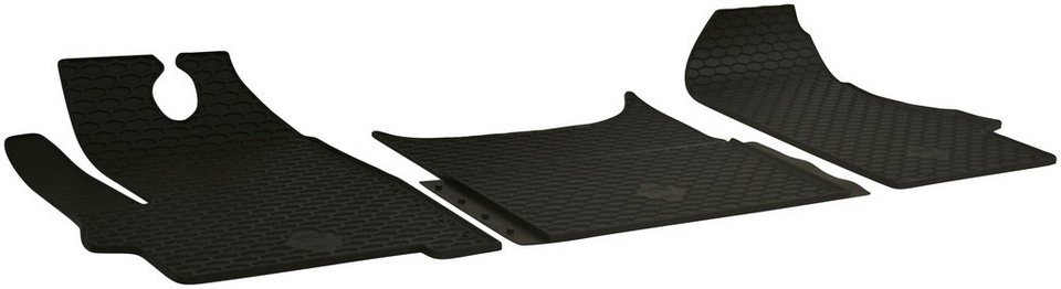 WALSER Passform-Fußmatten (3 St), für Iveco DAILY VI Kastenwagen,  Pritschenwagen, für Iveco Daily VI 03/2014-Heute