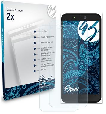Bruni Schutzfolie Glasklare Displayschutzfolie für Fairphone 3+, (2 Folien), praktisch unsichtbar