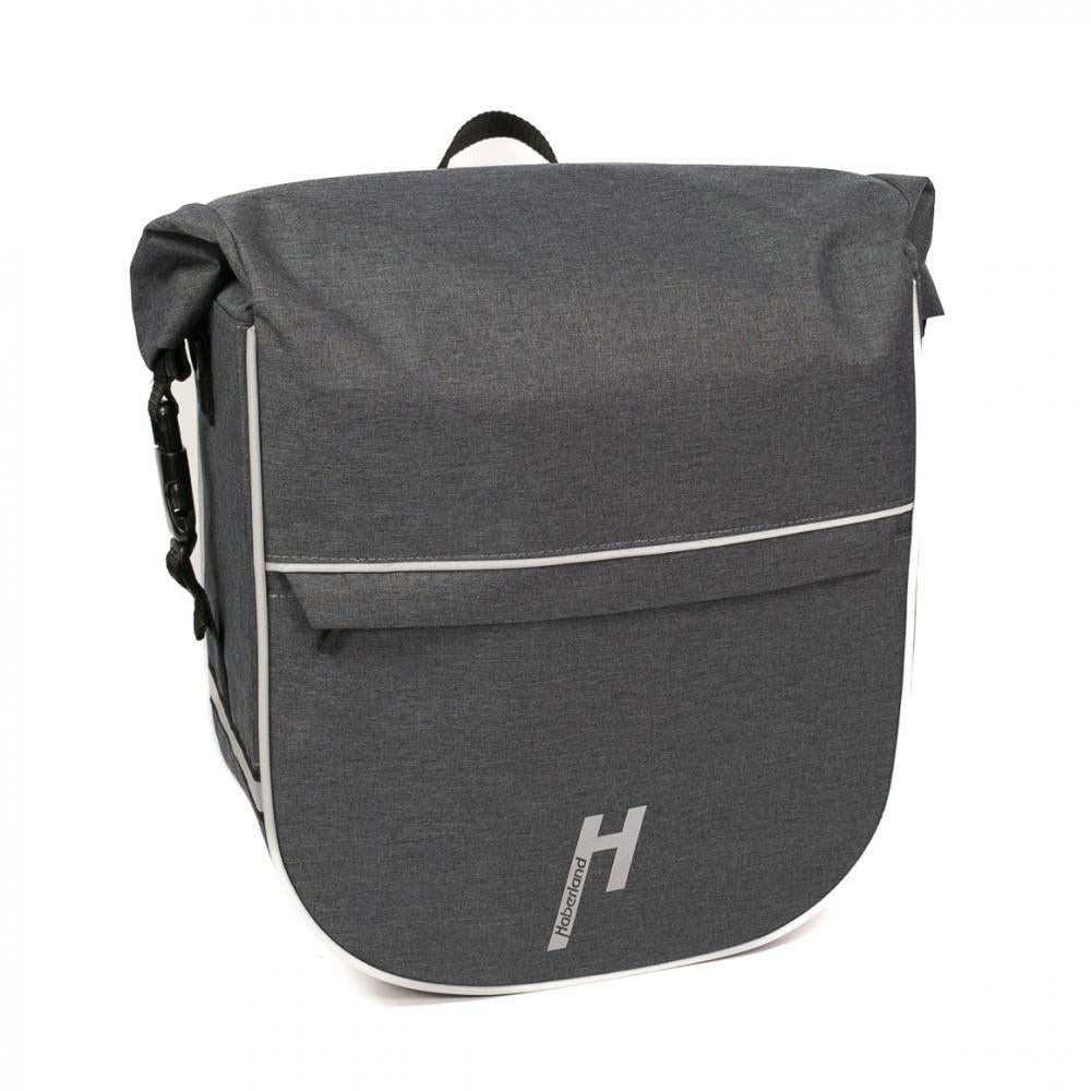 Haberland Fahrradtasche Haberland Frontträger-Tasche eMotion anthrazit/reflex - stabile Frontt