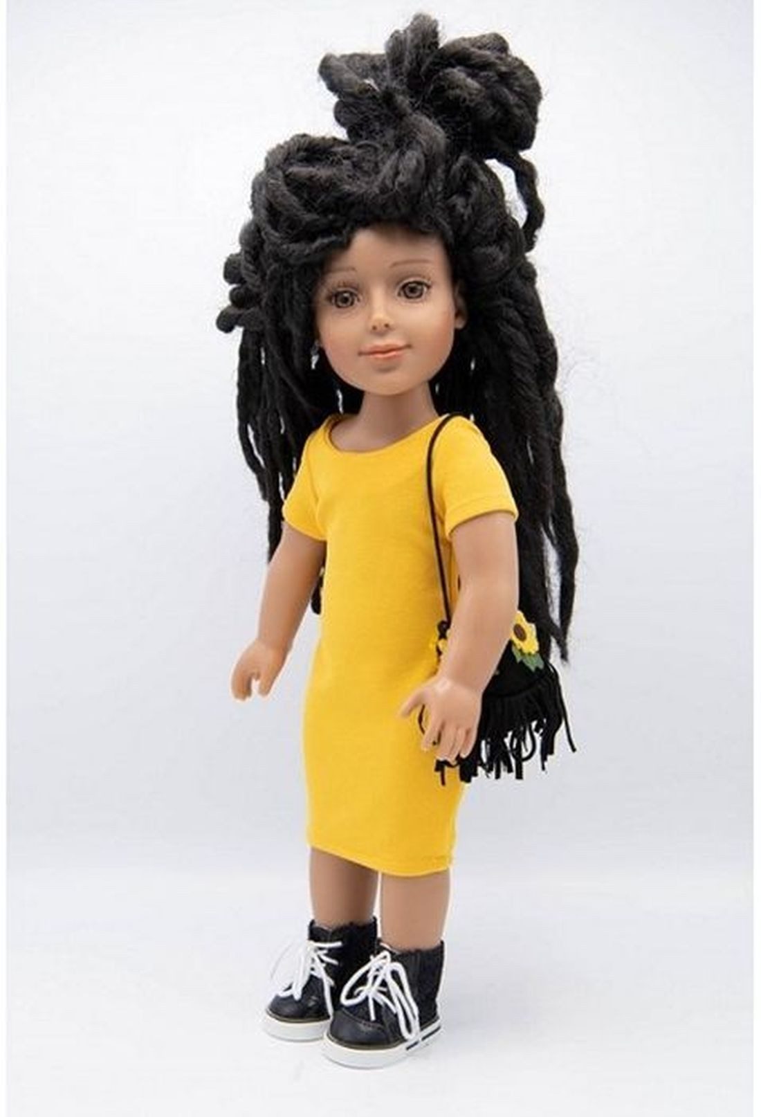 I´m a Girly Puppenkleidung Puppen Kleid T-Shirt Kleid gelb Puppenbekleidung günstig online kaufen