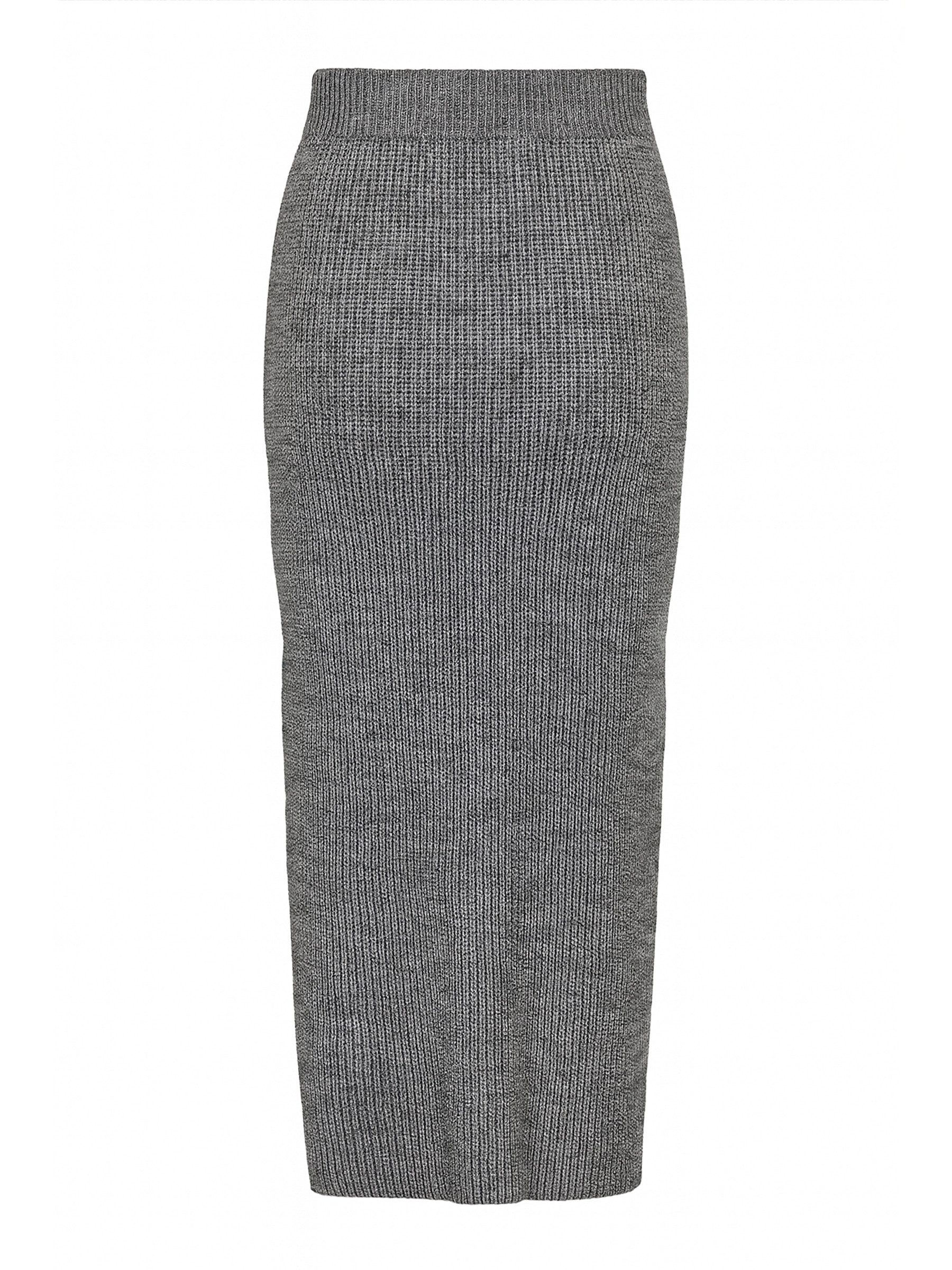 Noisy may Sommerrock Elegante lange Silhouette mit dezenten Details (1-tlg) NMTOVA NW LONG KNIT SKIRT DD