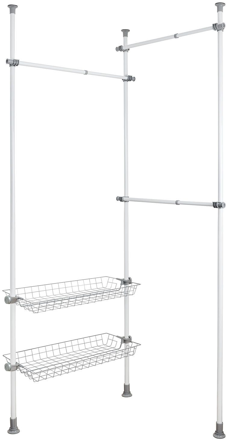 WENKO Teleskopregal Modell Herkules Duo, zum Klemmen ohne Bohren, verstellb günstig online kaufen