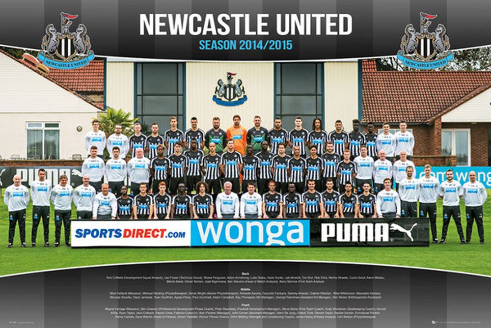 Poster Fußball - Poster - Newcastle United - Team Photo 14/15