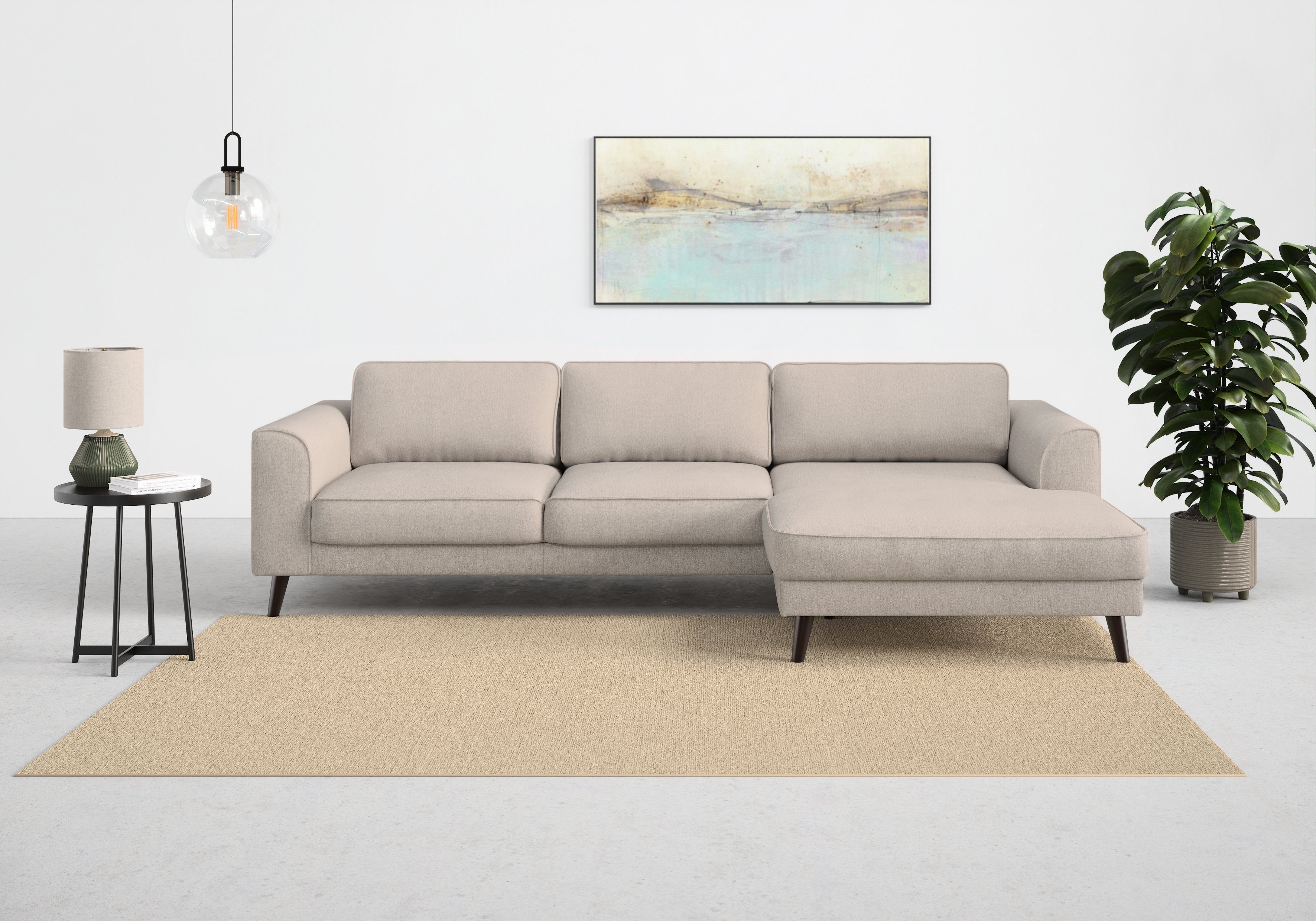 TRENDMANUFAKTUR Ecksofa Lumber Jack, wahlweise mit Bettfunktion u. Bettkasten