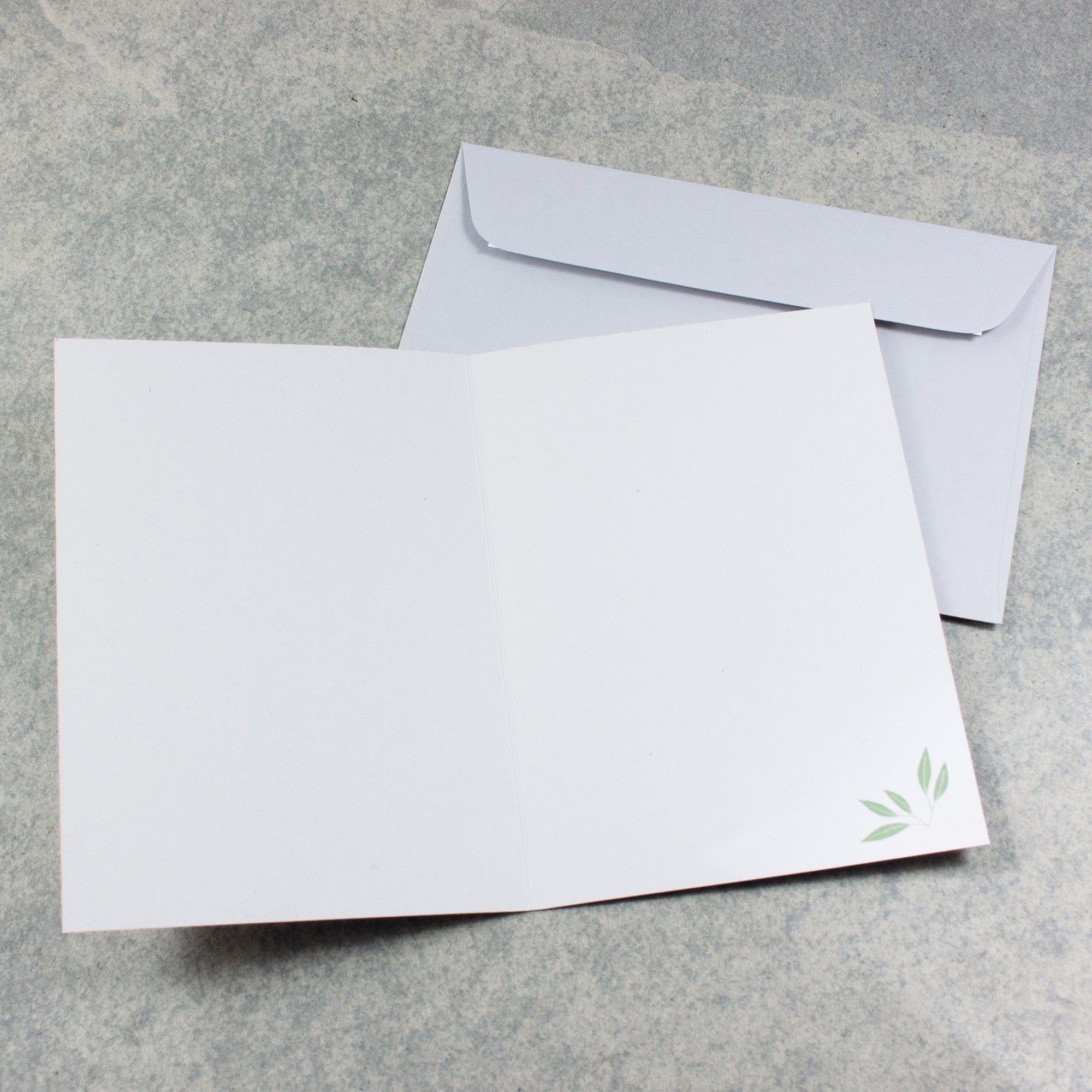 Bow & Hummingbird Grußkarten Trauerkarte „Das nicht." grauer endet, Umschlag die Liebe Leben