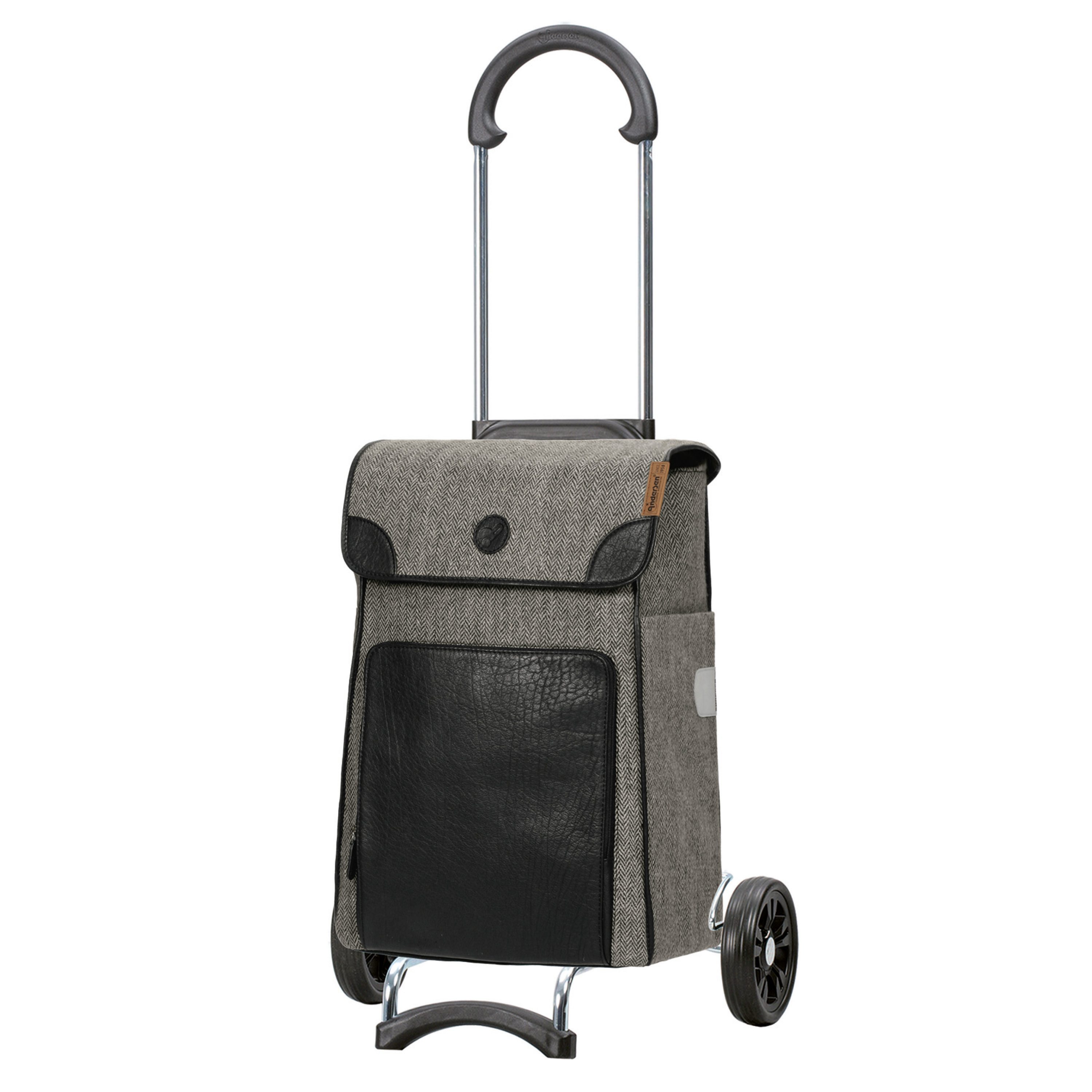 Andersen Einkaufstrolley Scala Shopper Elik schwarz, belastbar bis 40kg, wasserabweisend