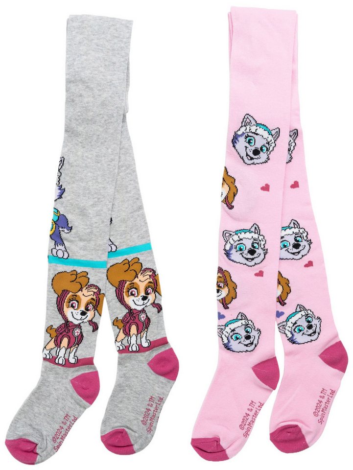 United Labels® Strumpfhose Paw Patrol Strumpfhose Strickstrumpfhose Kinderstrumpfhose 2er Pack