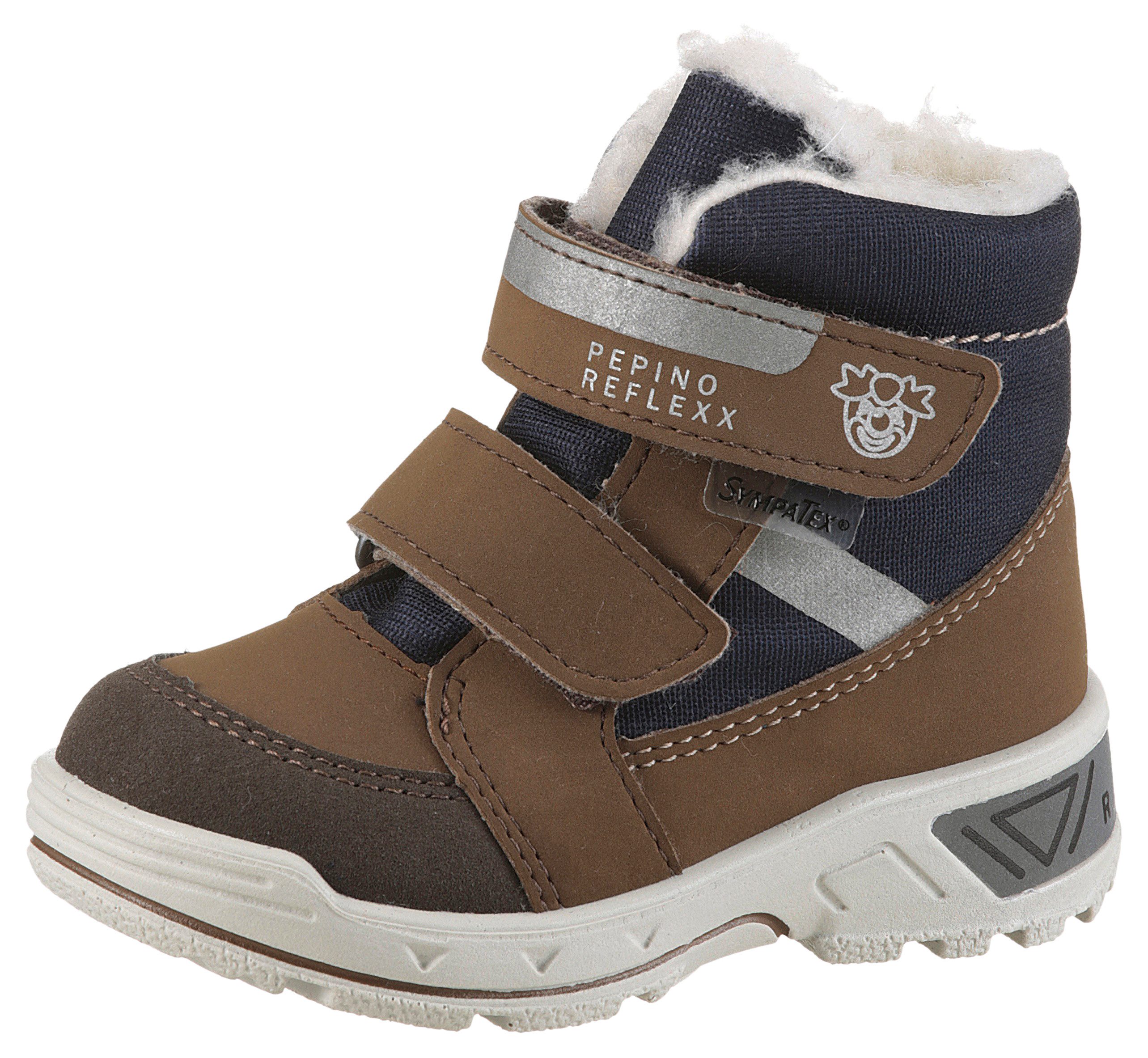 PEPINO by RICOSTA Flo WMS: mittel Winterstiefel Klettschuh mit Warmfutter, Größenschablone zum Download