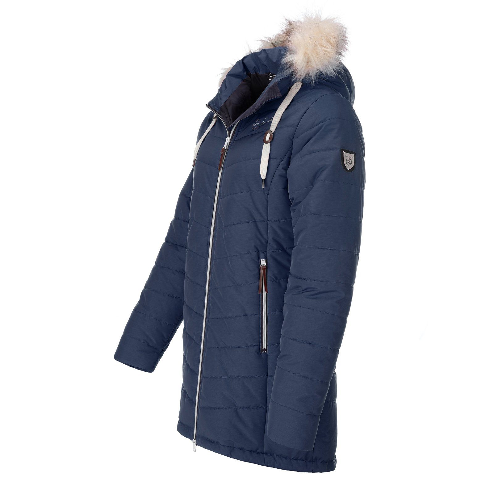 Dry Fashion Steppmantel Damen Winterjacke Steppjacke Göteborg mit abnehmbar günstig online kaufen