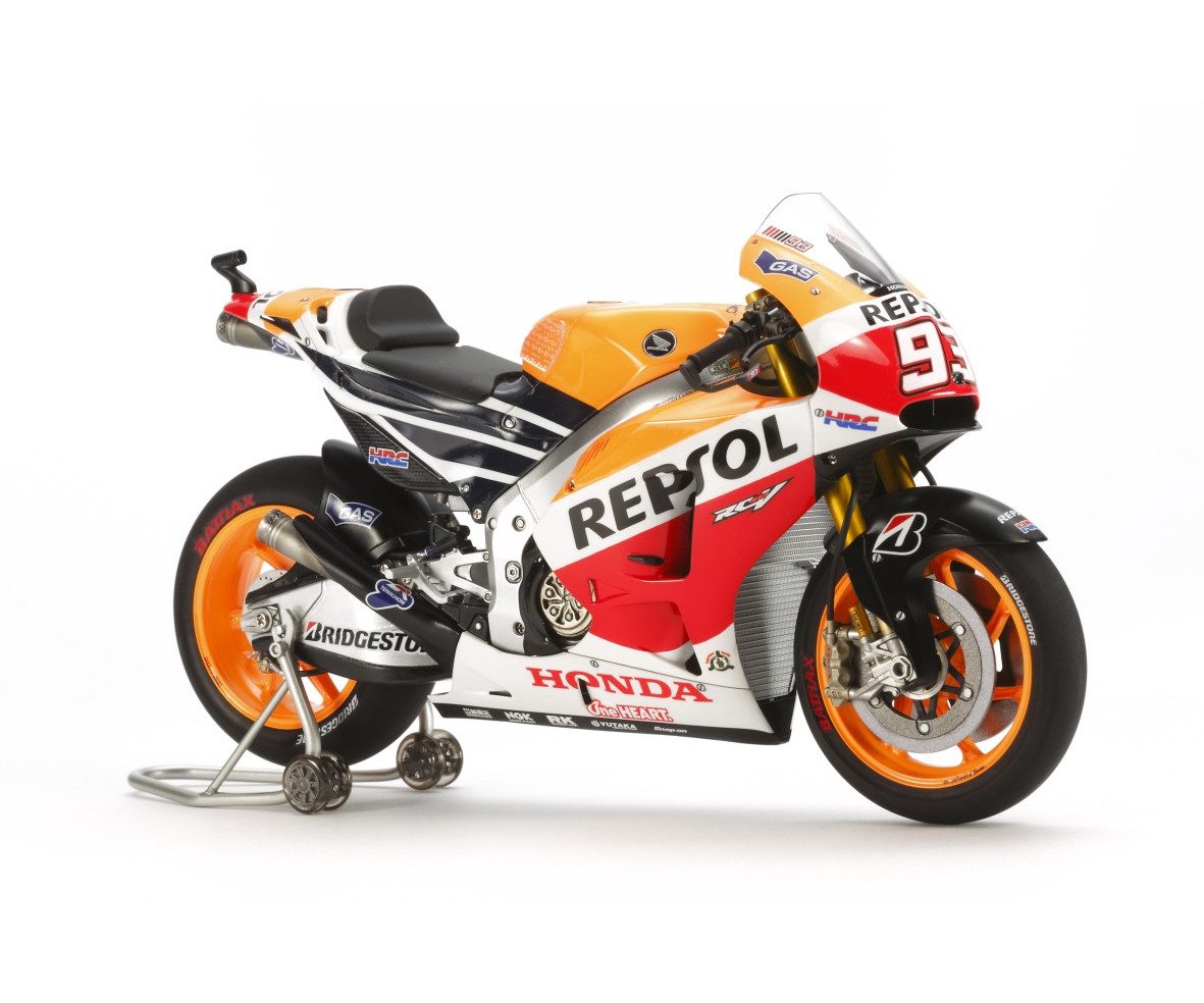 Tamiya Modellbausatz Tamiya Repsol Honda RC213V '14 Motorrad 1:12 Plastik Modellbau Bausatz