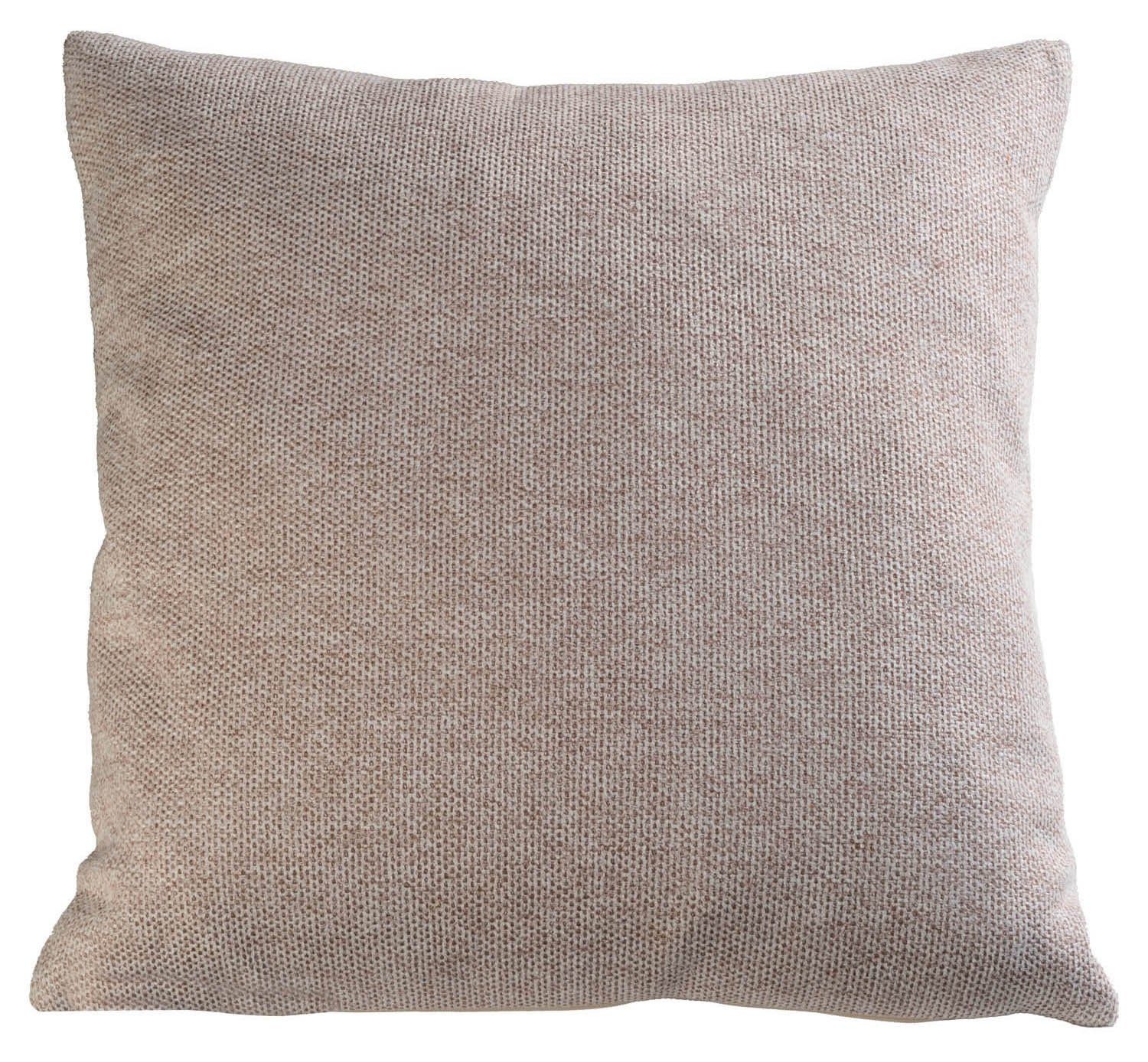 Kissenhülle FINALE, 50 x 50 cm, Braun, Polyester, mit Reißverschluss günstig online kaufen