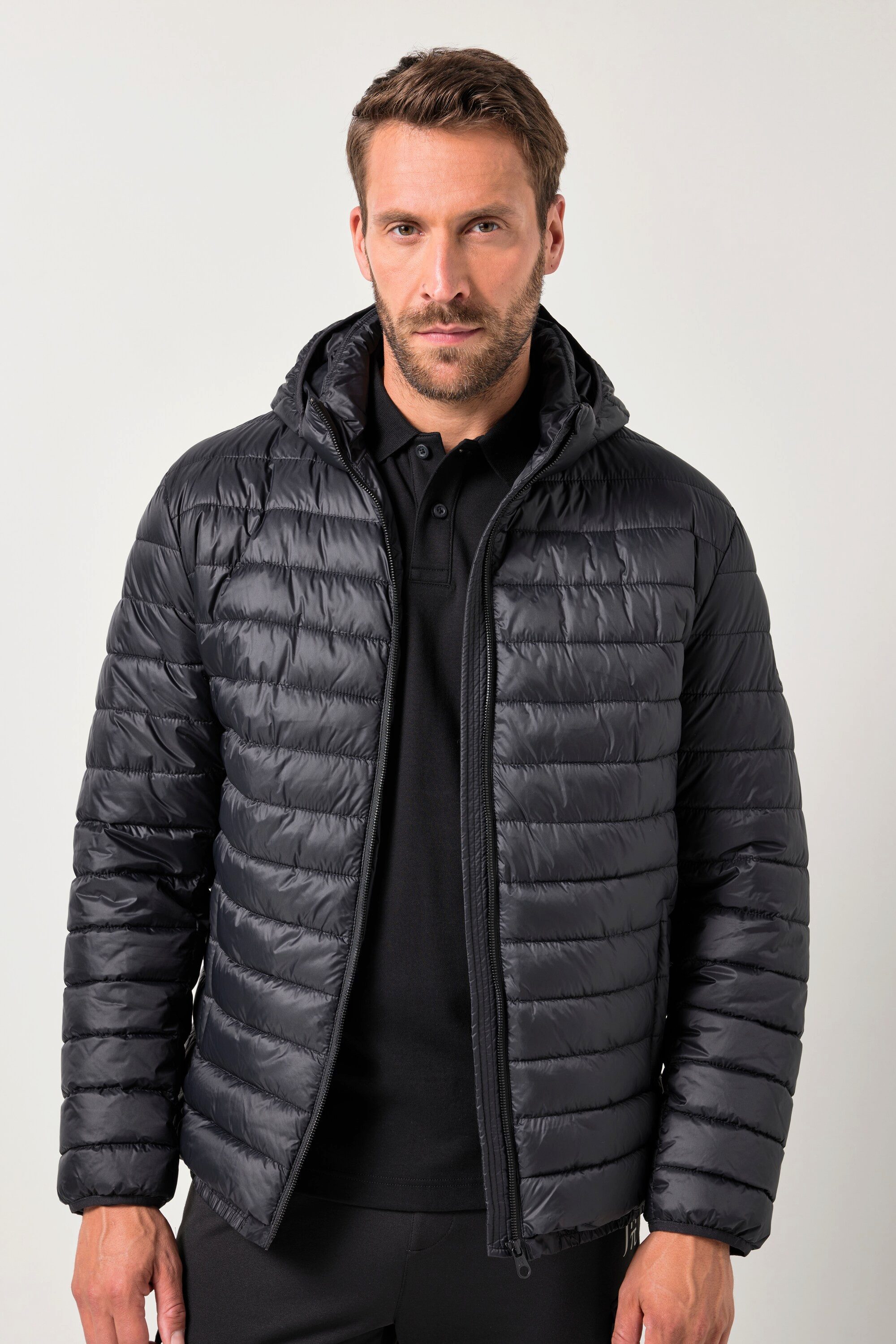 JP1880 Steppjacke Leichtstepp-Jacke Bauchfit Kapuze bis 7 XL günstig online kaufen