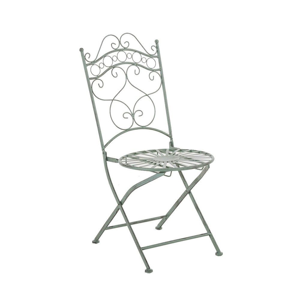 CLP Stuhl Gartenstuhl Balkonstuhl Klappstuhl (Spar-Set, 1 St), klappbar, handgefertigt, Eisen, Antik-Optik
