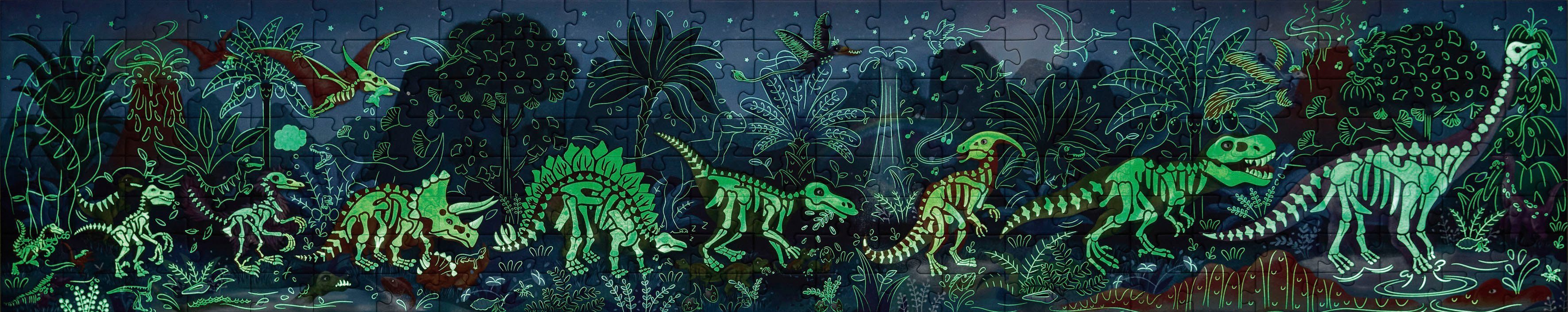 Hape Puzzle Dinosaurier, 200 Puzzleteile, leuchtet im Dunkeln günstig online kaufen