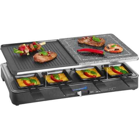 CLATRONIC Raclette RG 3518, 8 Raclettepfännchen, 1400 W