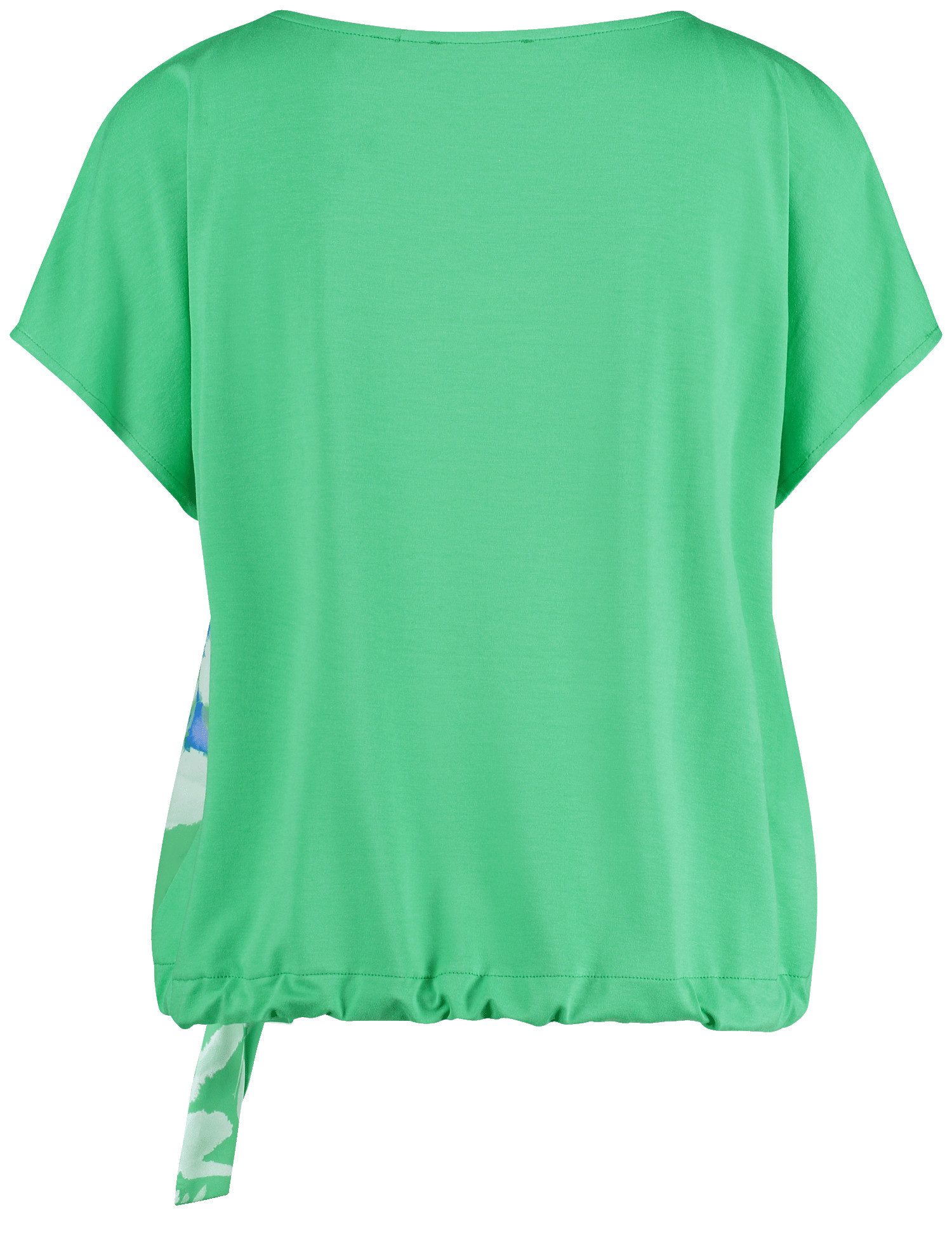 Taifun T-Shirt – Blusenshirt mit floralem Print und Knotendetail
