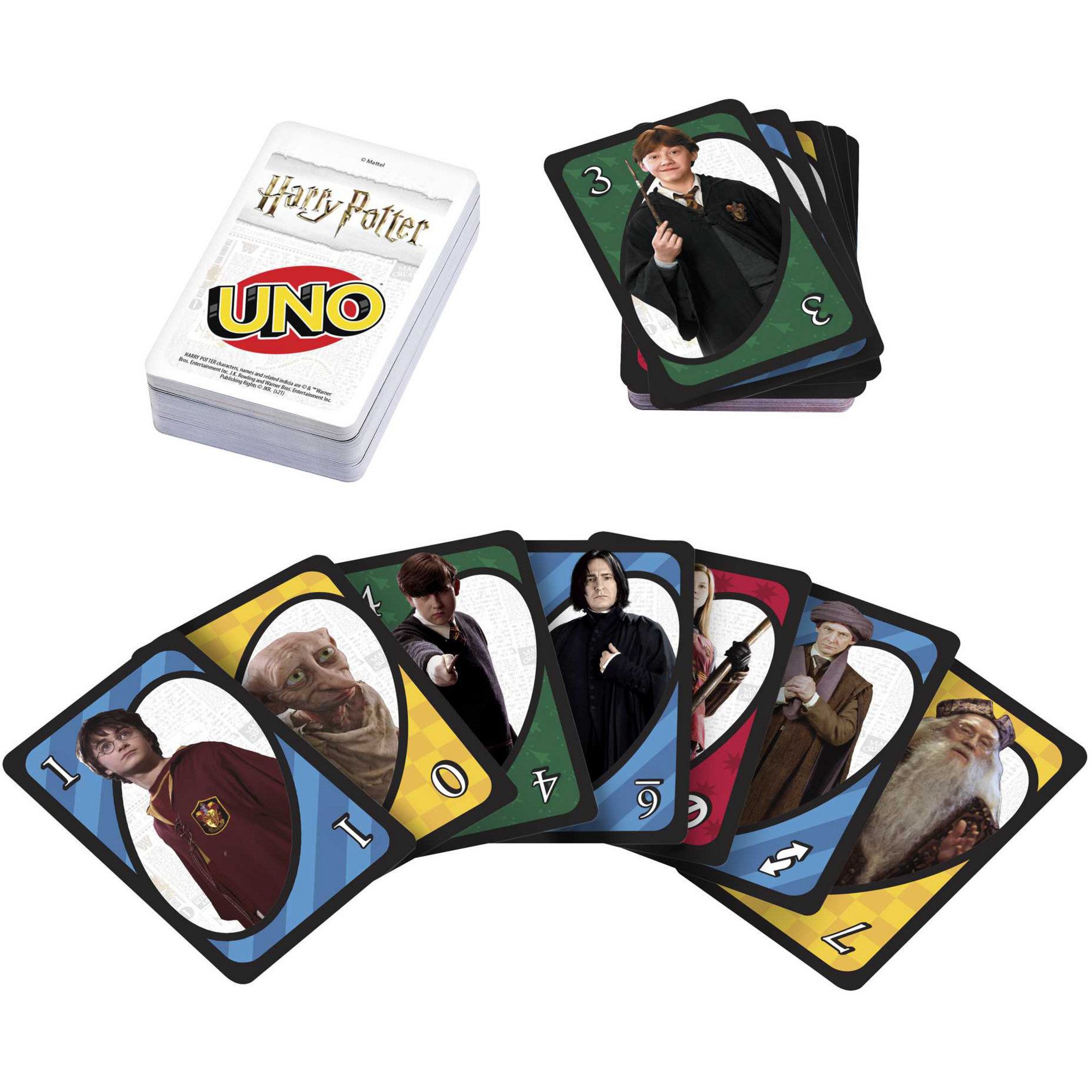 Uno Spiel Mattel UNO Harry Potter, Kartenspiel