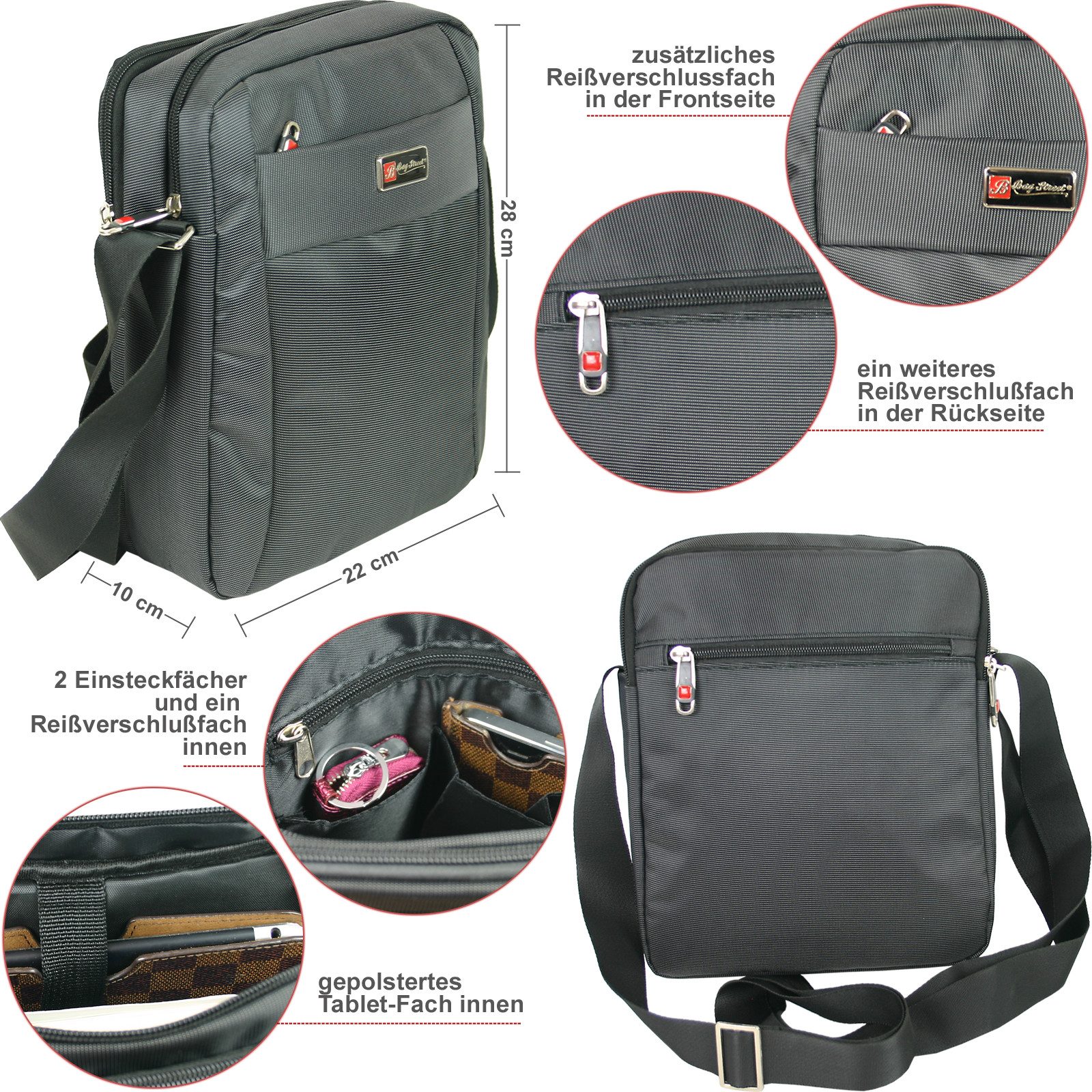BAG STREET INTERNATIONAL Schultertasche - Messenger günstig online kaufen