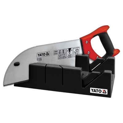 Yato Handsäge »YATO Kunststoff-Gehrungslade mit Schwalbenschwanzsäge 350 mm«