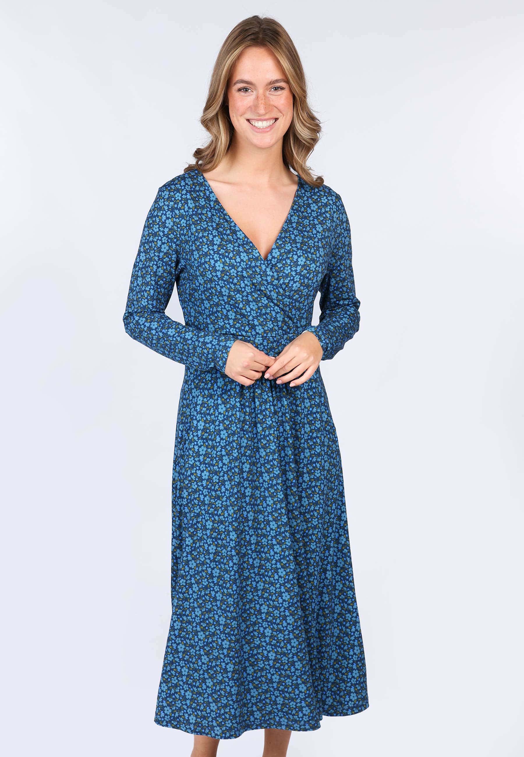 Lykka du Nord Sommerkleid Malindelle Taillenraffung